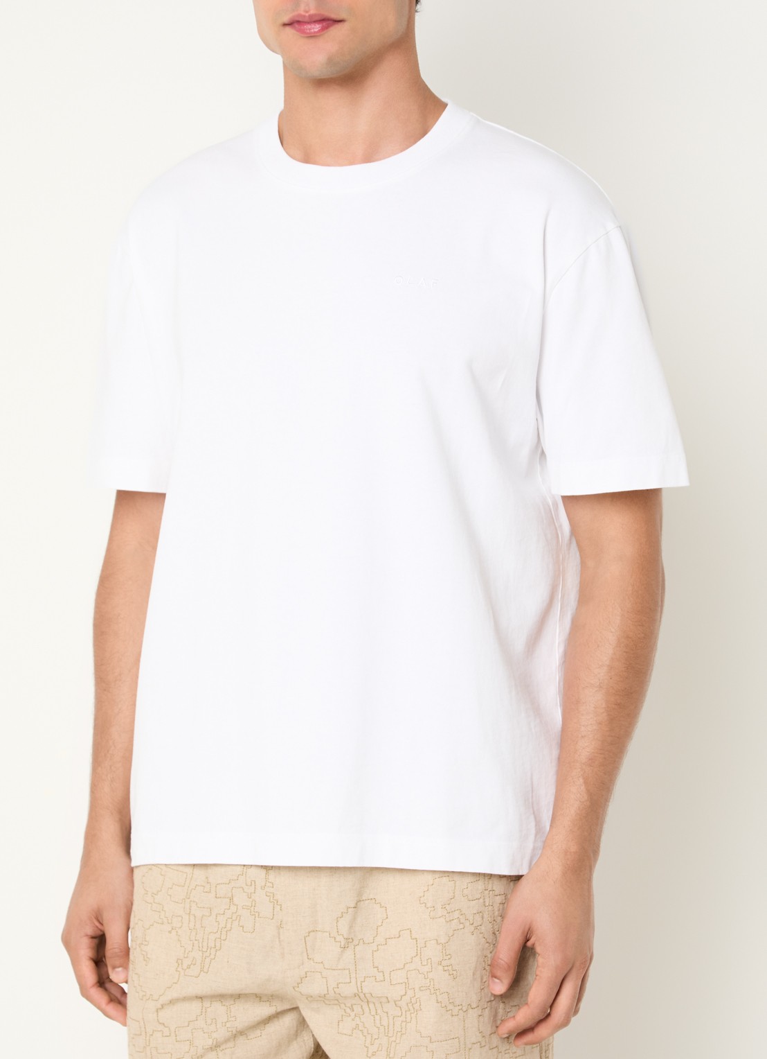 OLAF T-shirt met backprint - achterkant 3 wit