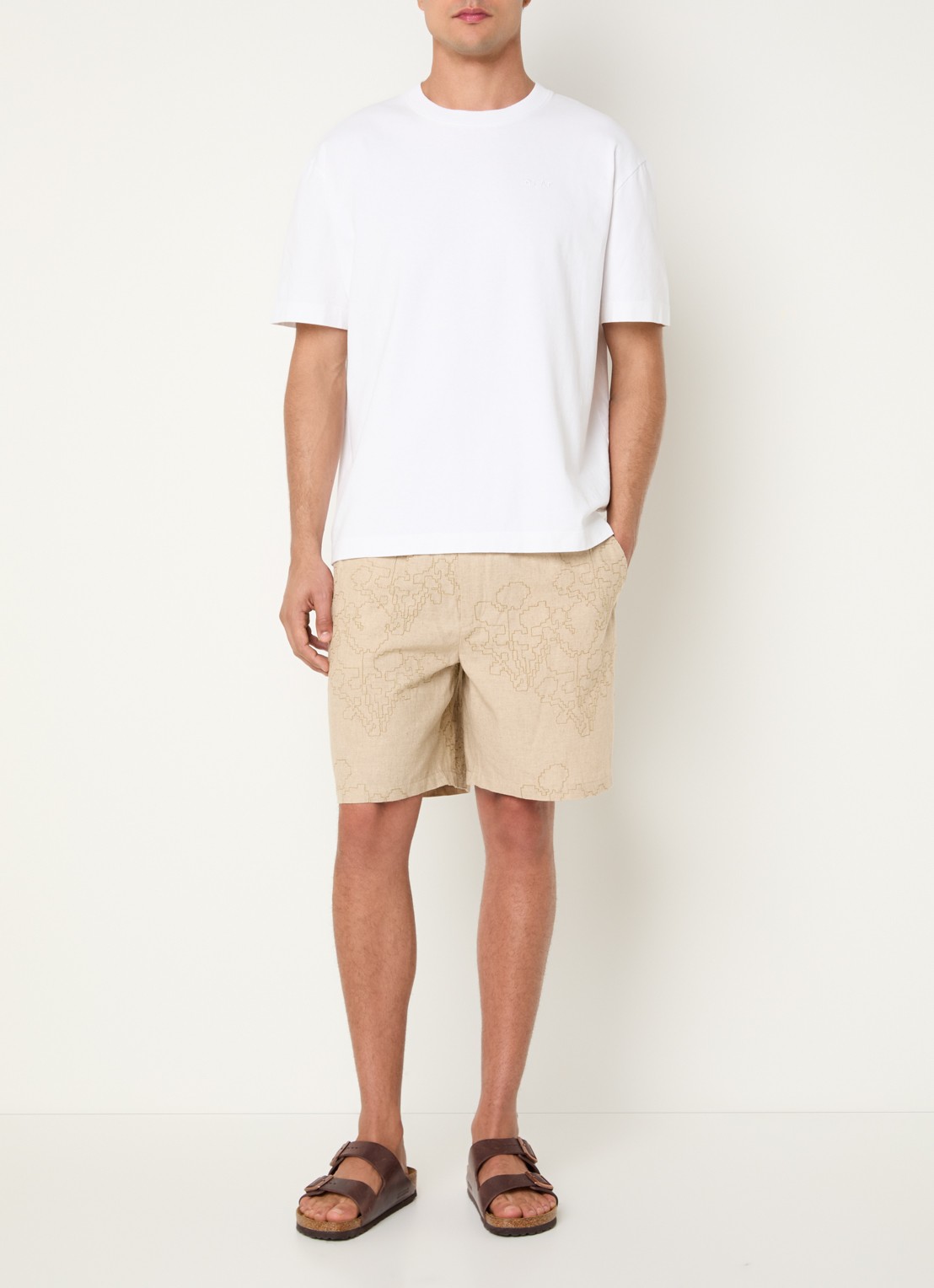 OLAF T-shirt met backprint - voorkant 2 wit