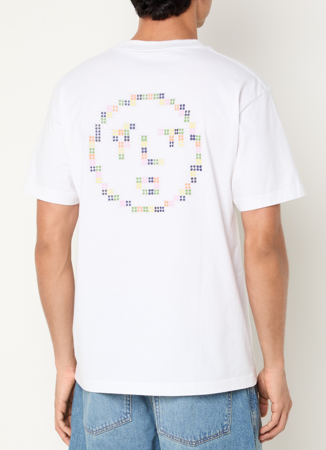 OLAF T-shirt met front- en backprint - detail 4 wit
