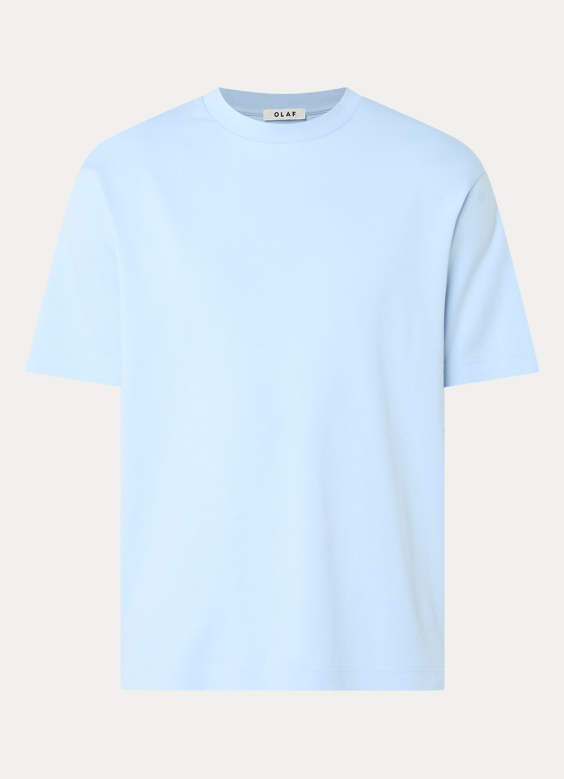 OLAF T-shirt met logo - voorkant lichtblauw