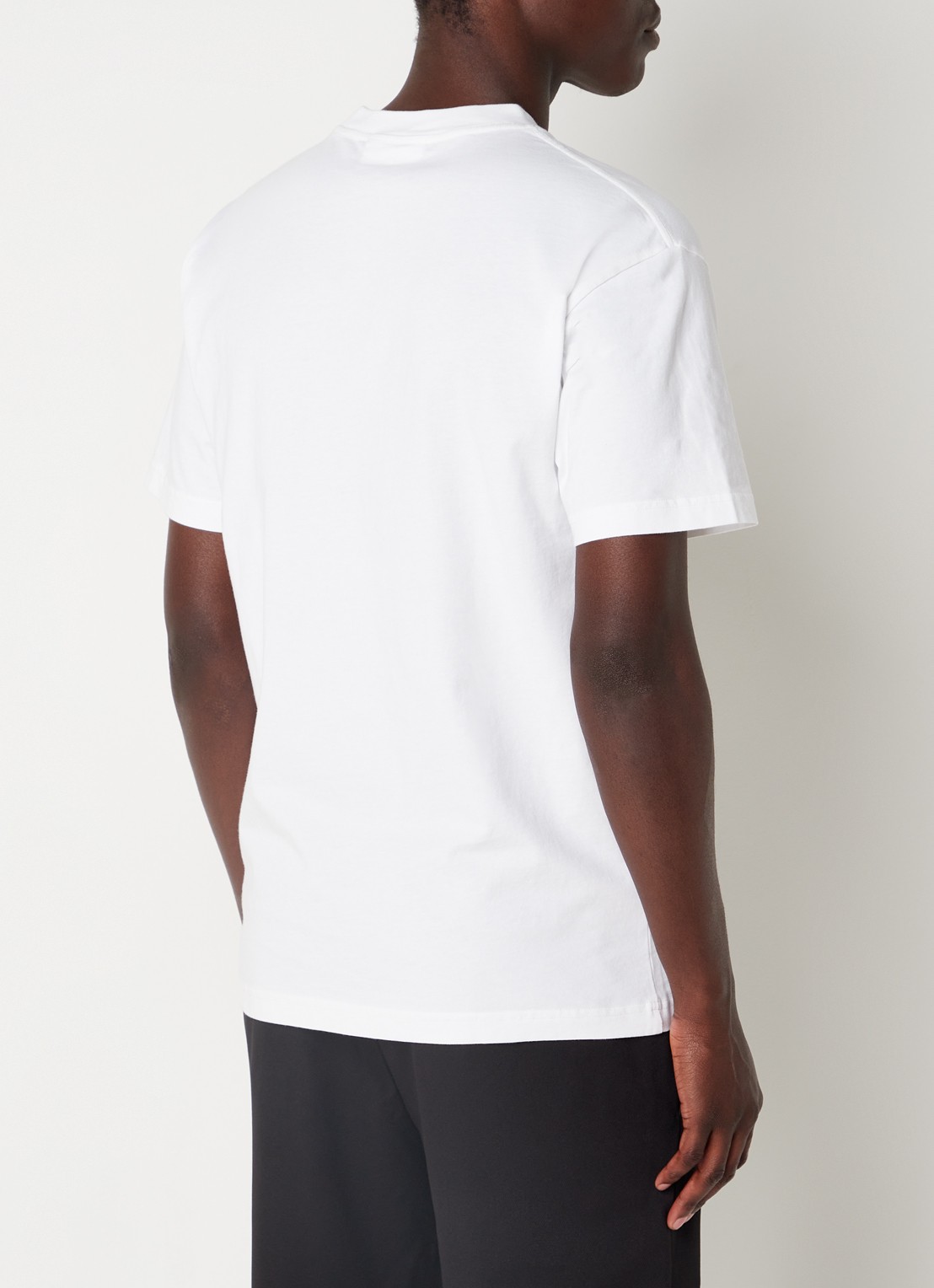 OLAF T-shirt met logo - achterkant 4 wit