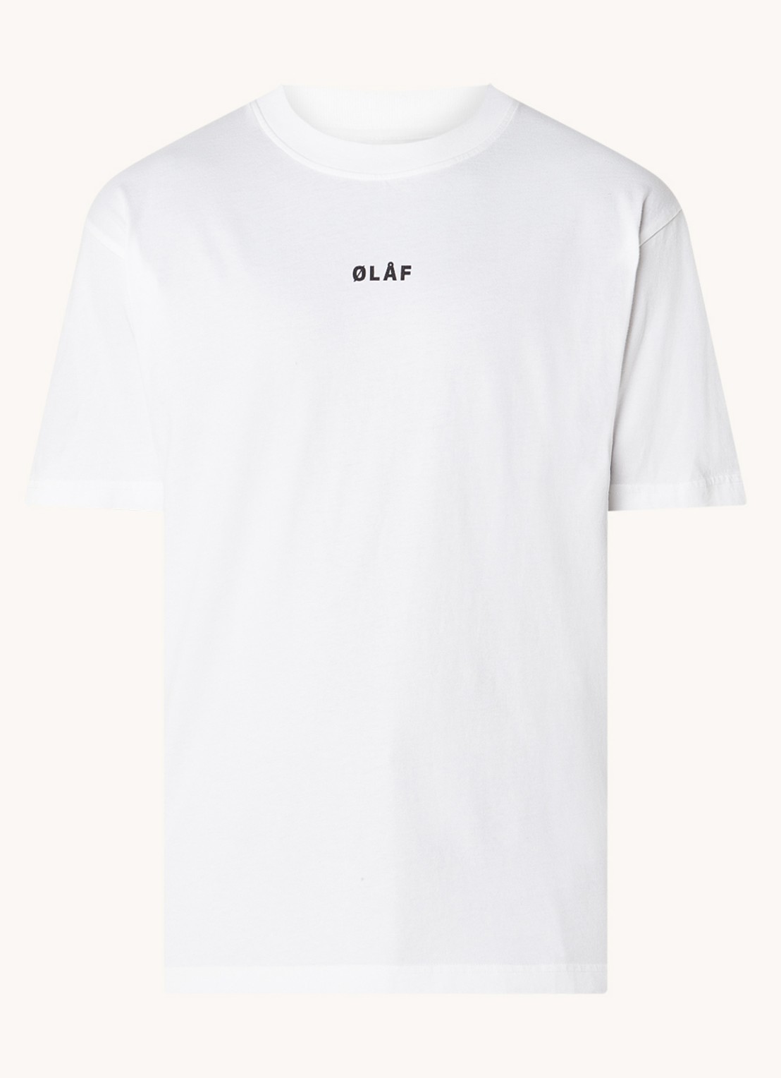 OLAF T-shirt met logo - voorkant 2 wit