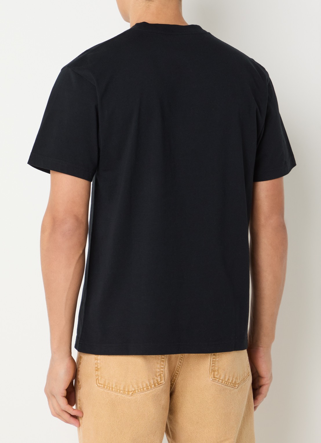 OLAF T-shirt met logoprint - achterkant 3 zwart