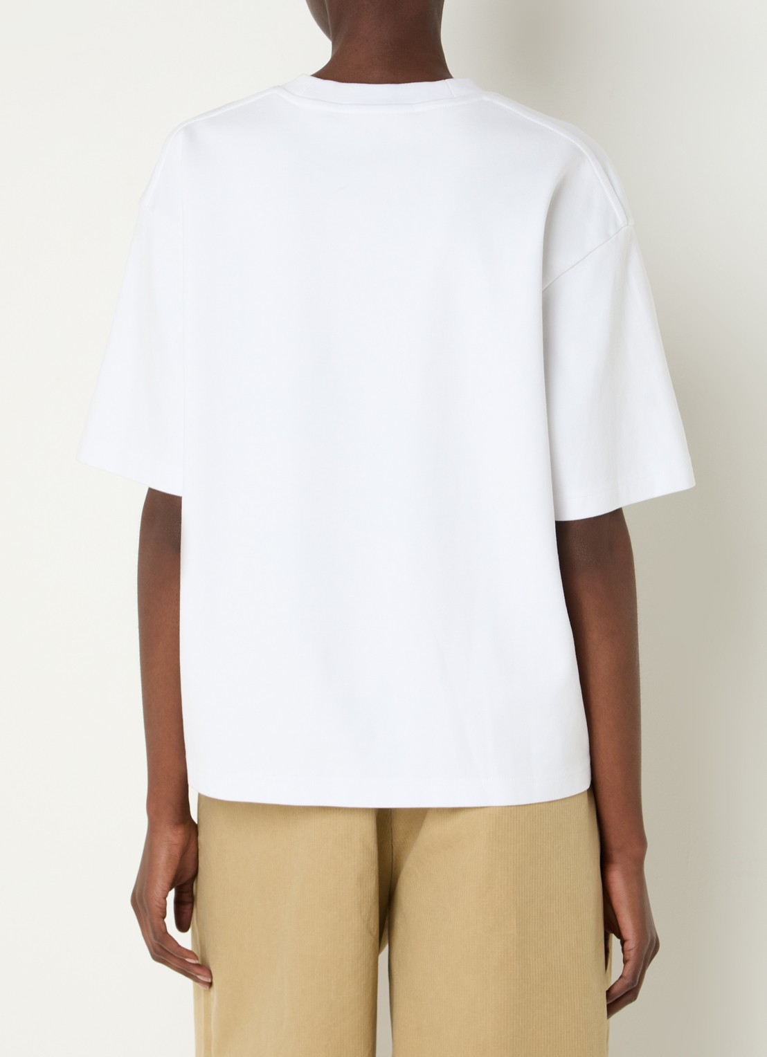 OLAF T-shirt met logoprint - achterkant 4 wit