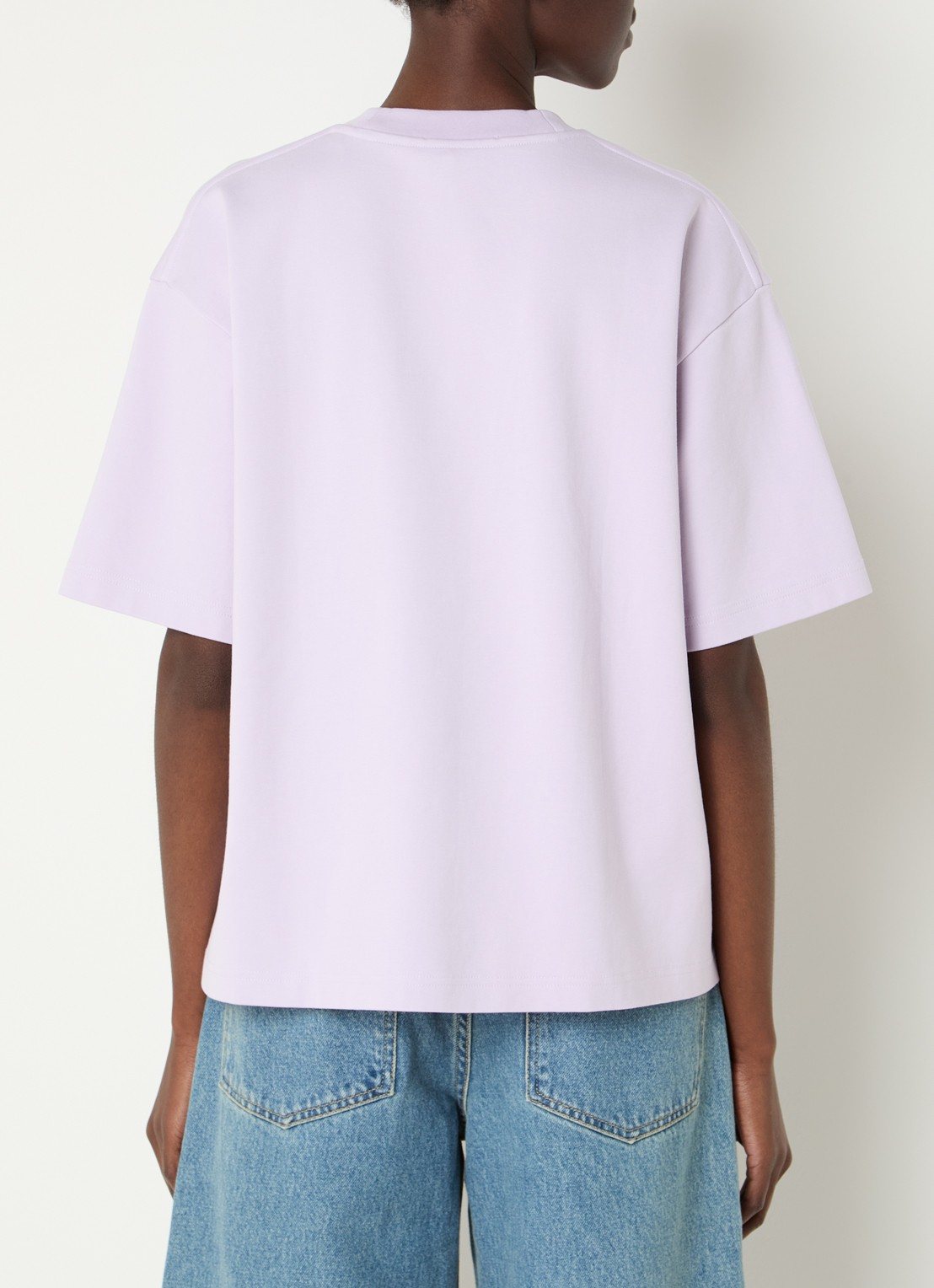 OLAF T-shirt met logoprint - achterkant 3 lila
