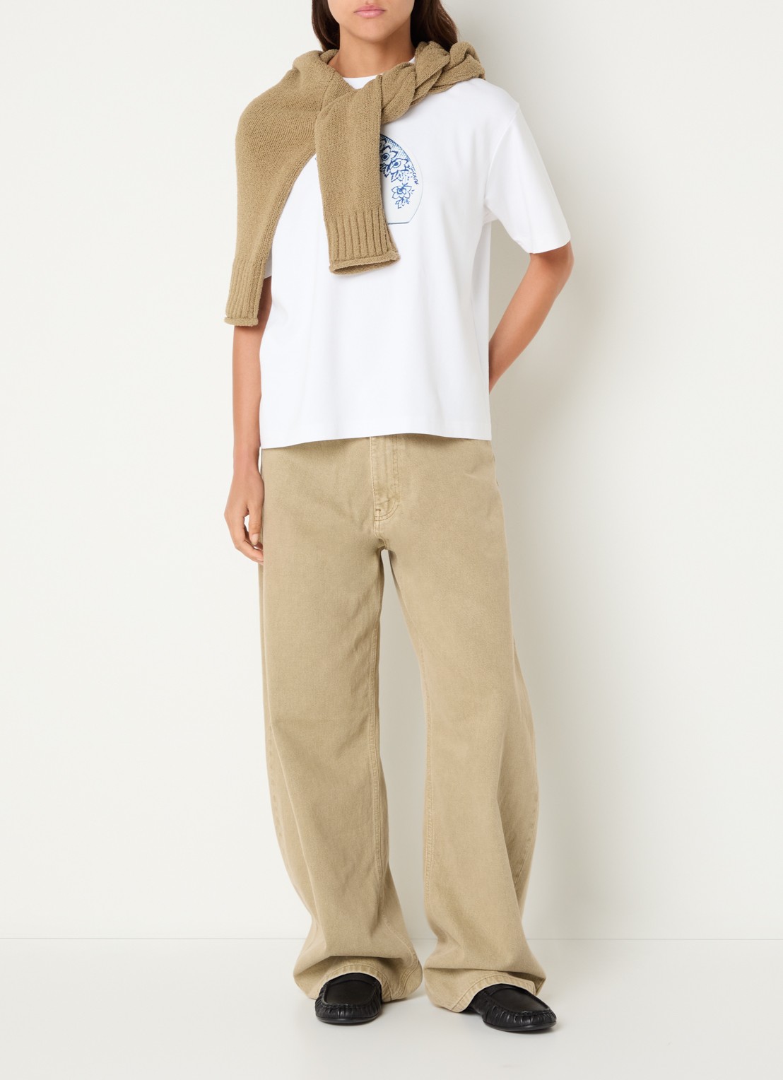 OLAF T-shirt met print - voorkant 2 wit