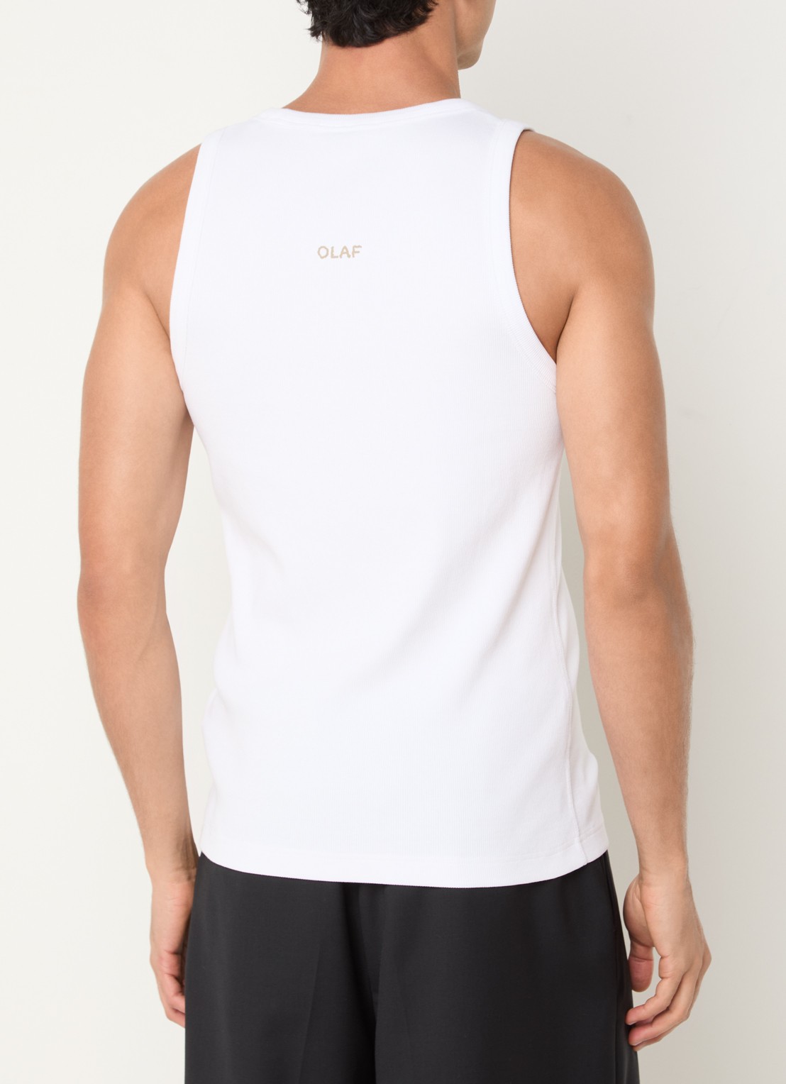 OLAF Tanktop met logo - detail 4 wit