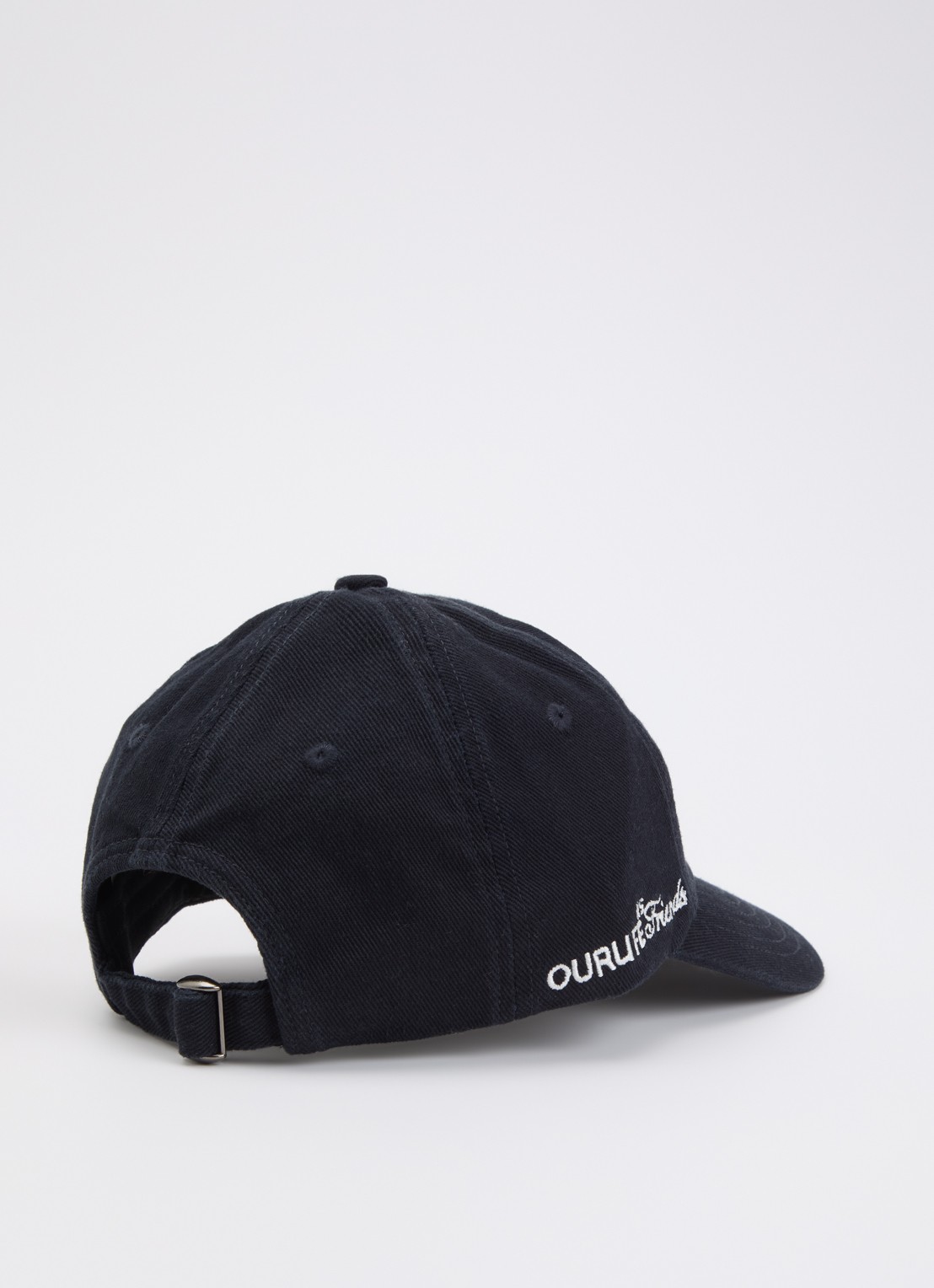 OLAF Varsity pet met logoborduring - detail 2 donkerblauw