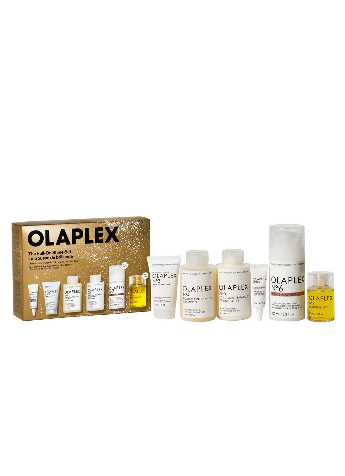 Olaplex Full-On Shine Hair Gift Set - verzorgingsset - voorkant undefined