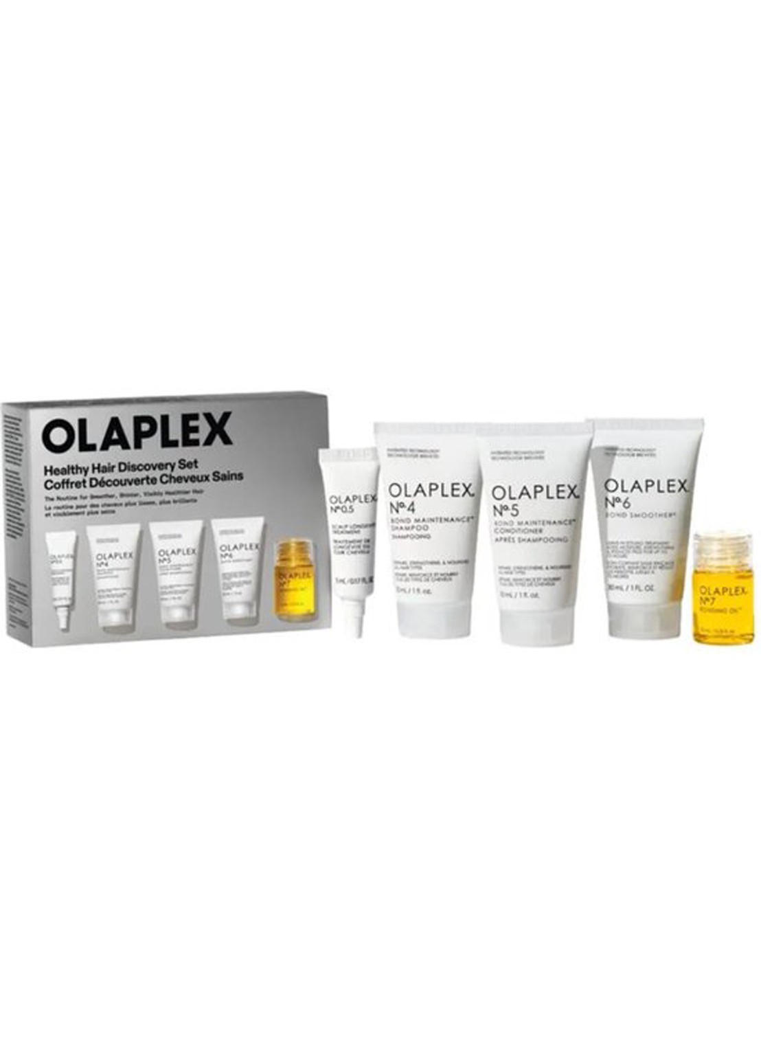 Olaplex Healthy Hair Discovery Set - travel size haarverzorgingsset - voorkant undefined
