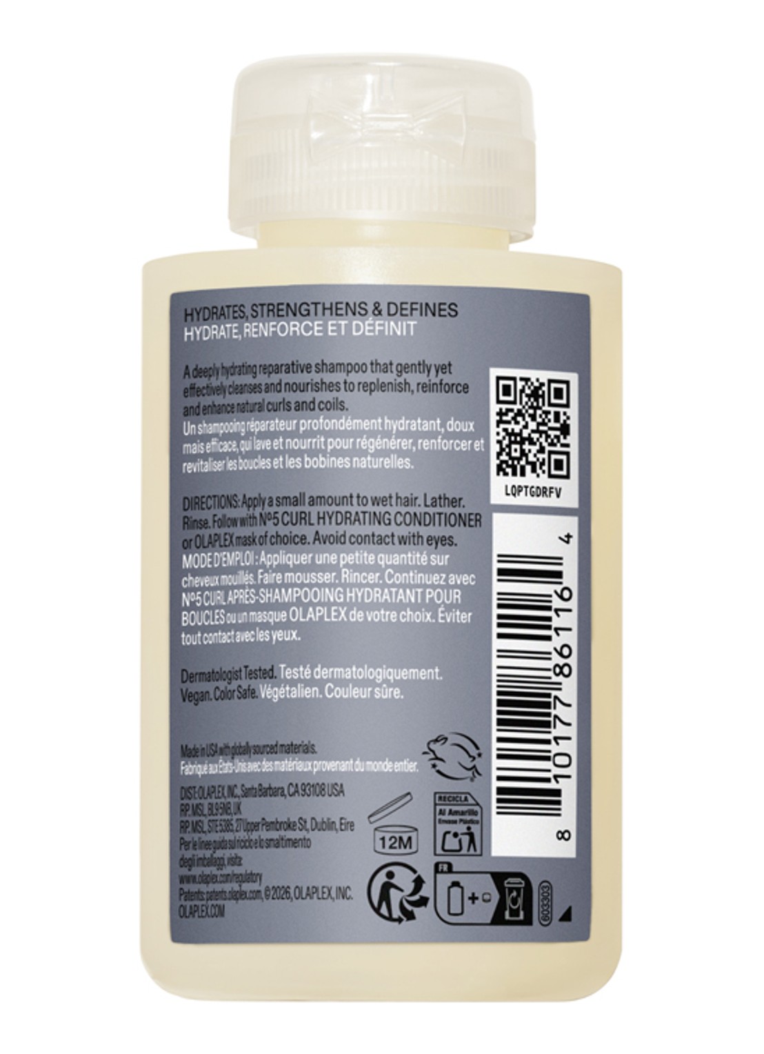 Olaplex N°4CURL BOND SHAPER™ HYDRATING CURL SHAMPOO - voorkant 7 undefined