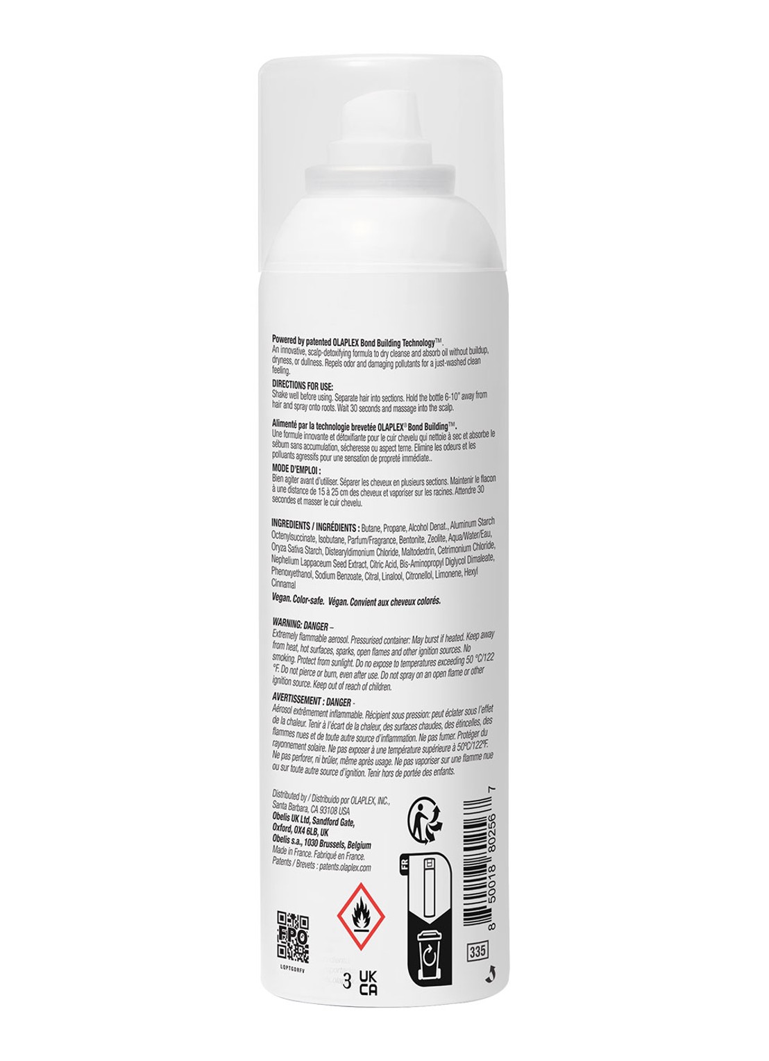 Olaplex No. 4D Dry Shampoo - droogshampoo - voorkant 9 undefined