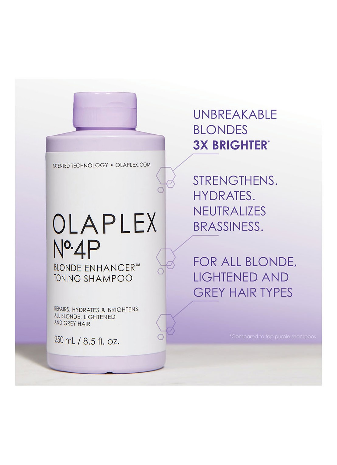 Olaplex No.4P Blonde Enhancer Toning Shampoo - detail 3 undefined