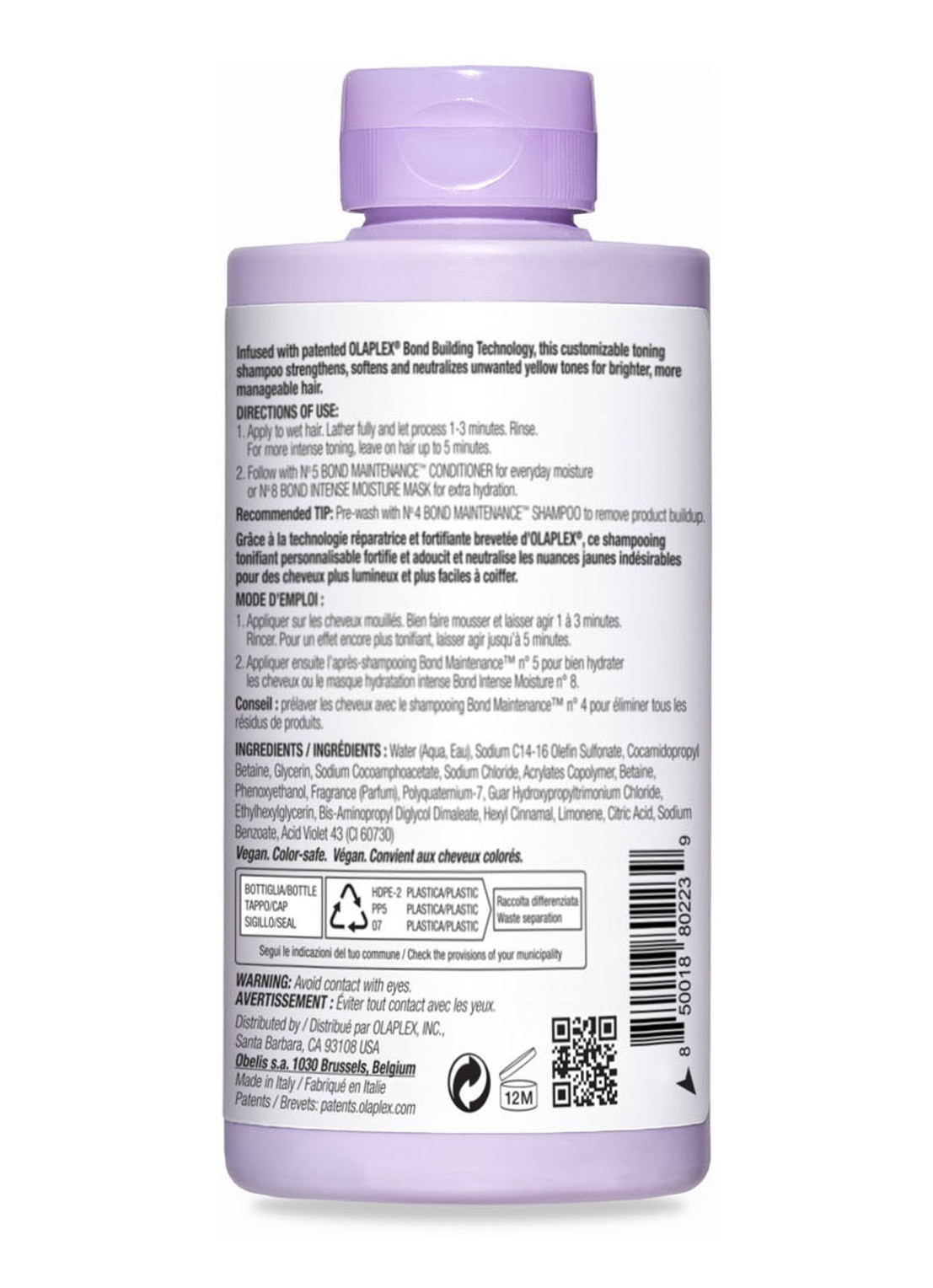 Olaplex No.4P Blonde Enhancer Toning Shampoo - voorkant 7 undefined