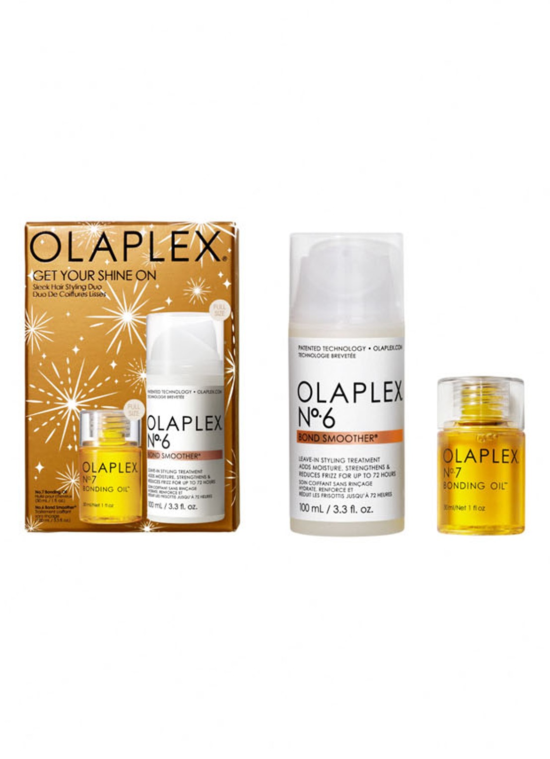 Olaplex Smooth & Shine-styling duo - haarverzorgingsset - voorkant 3 undefined