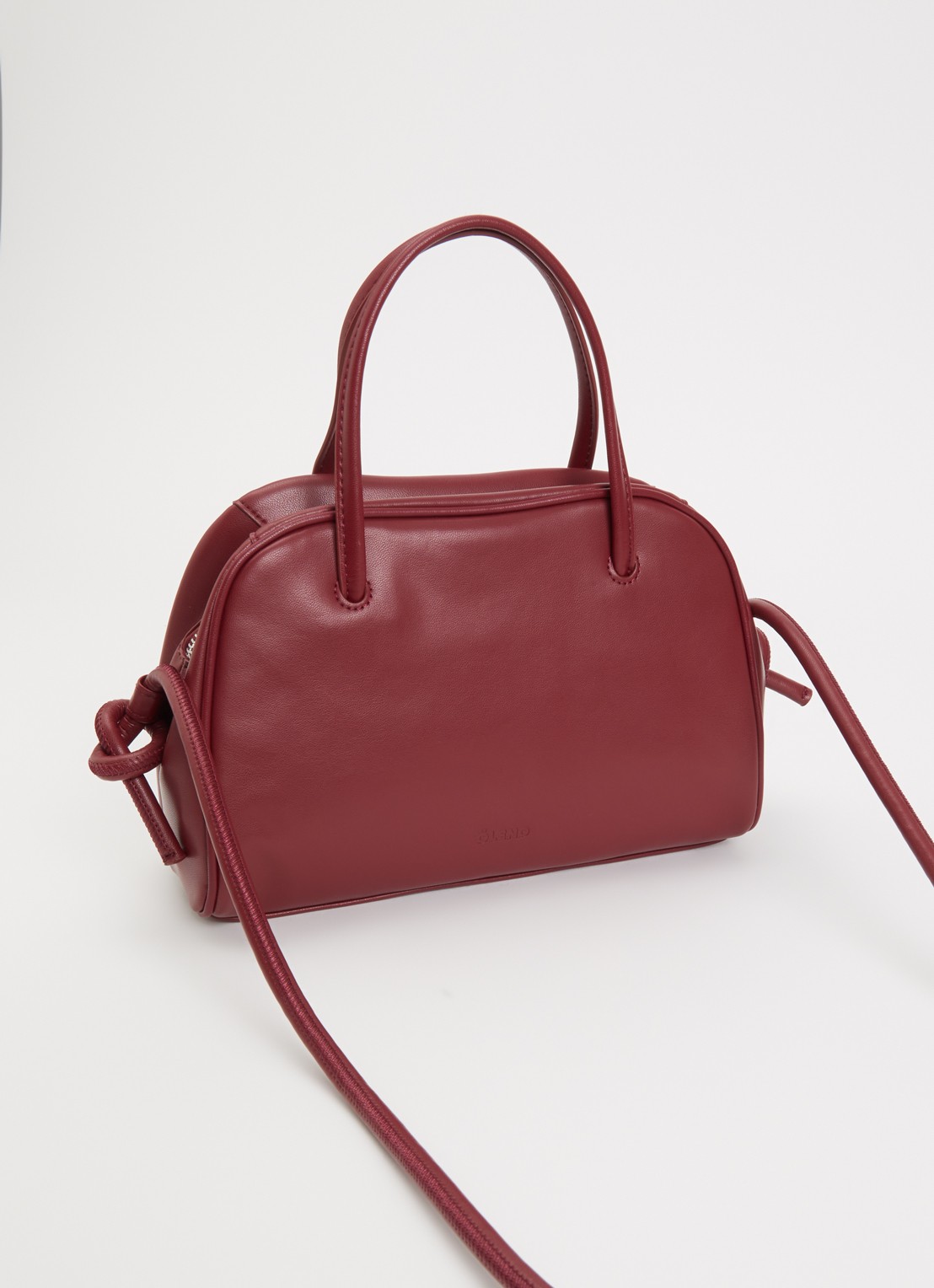 Ölend Mini Brooklyn crossbodytas - achterkant 5 kersenrood