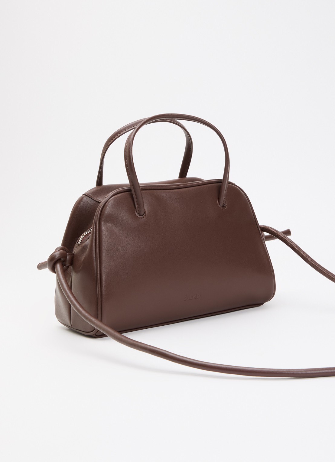 Ölend Mini Brooklyn crossbodytas - achterkant 5 chocoladebruin