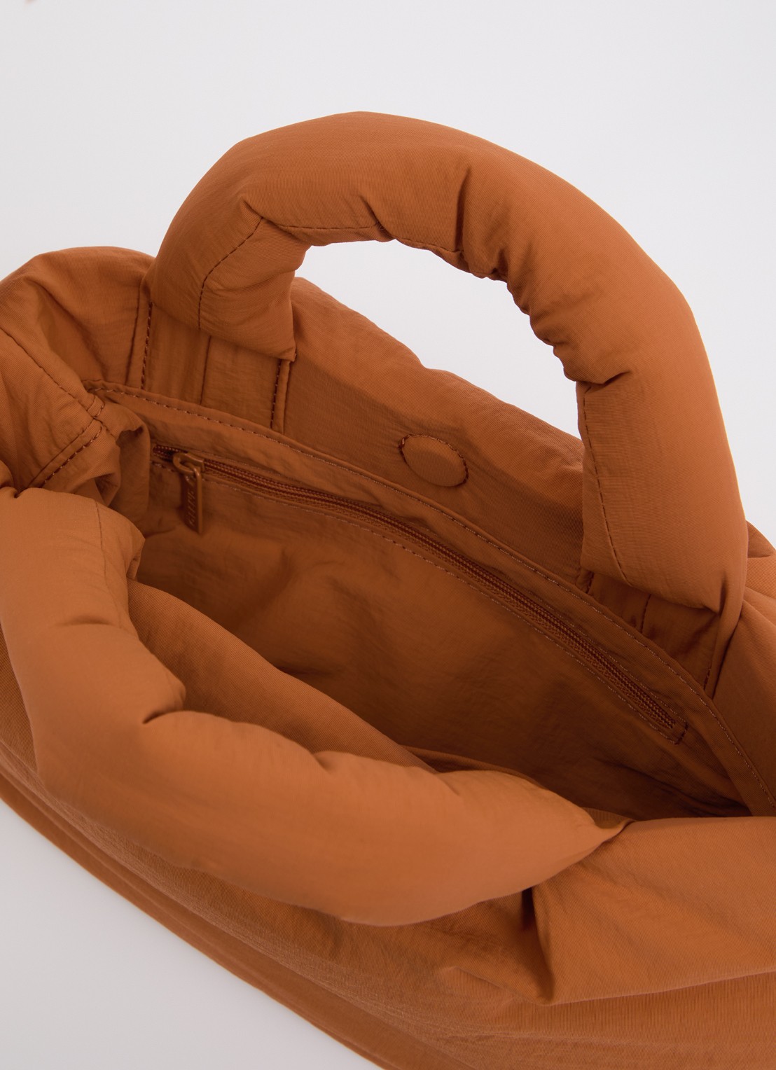 Ölend Mini Ona crossbodytas met afneembare schouderriem - detail 2 oranjebruin