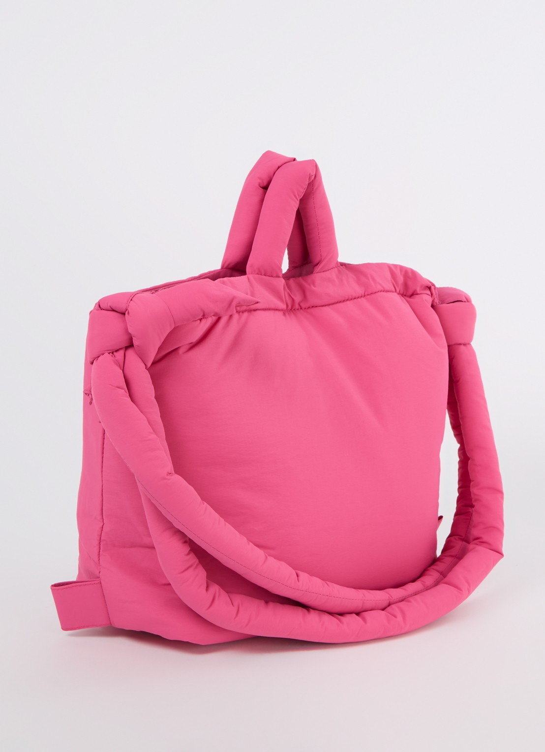 Ölend Ona gewatteerde crossbodytas  - achterkant fuchsia