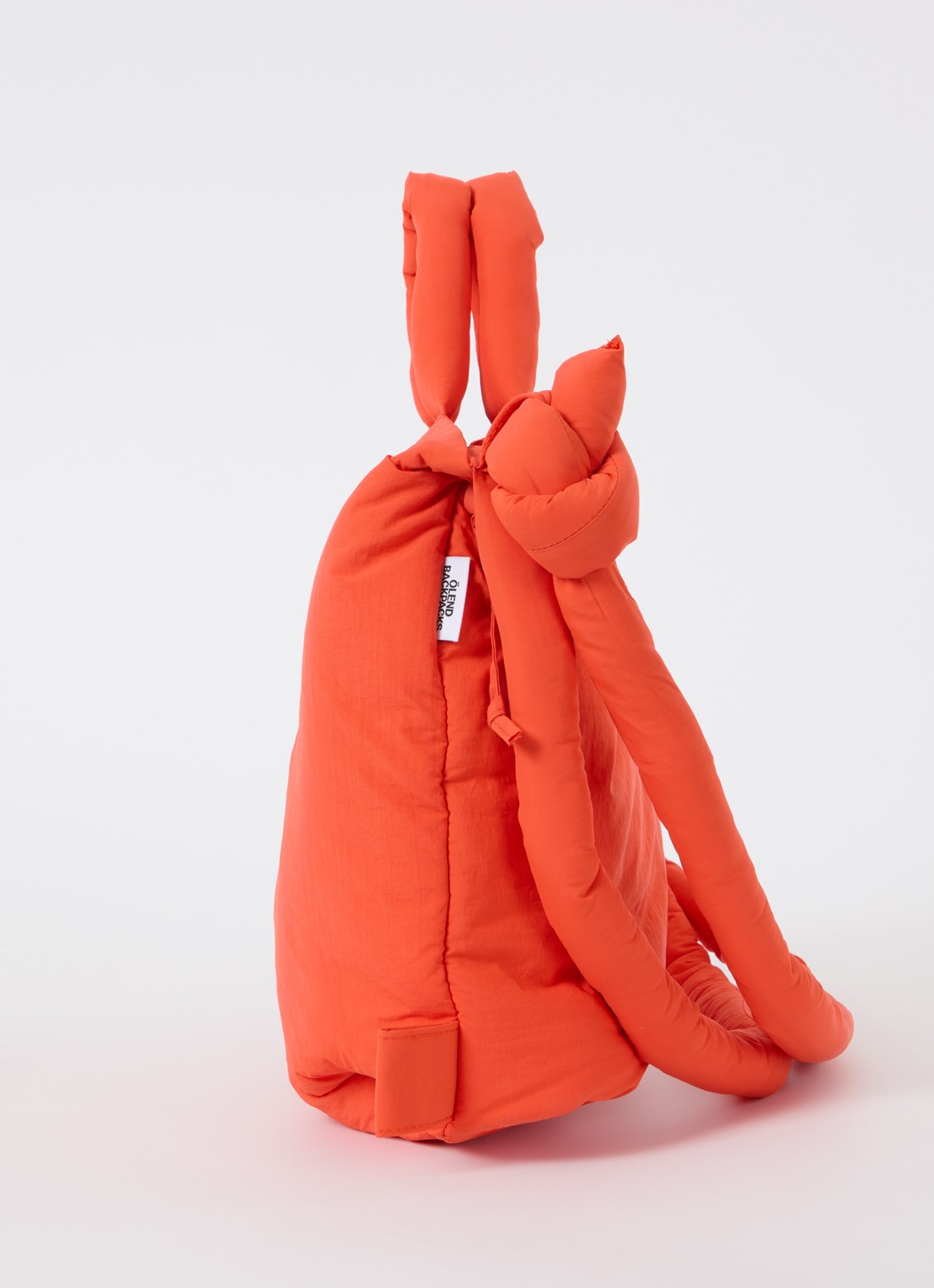 Ölend Ona gewatteerde crossbodytas  - detail 2 oranjerood