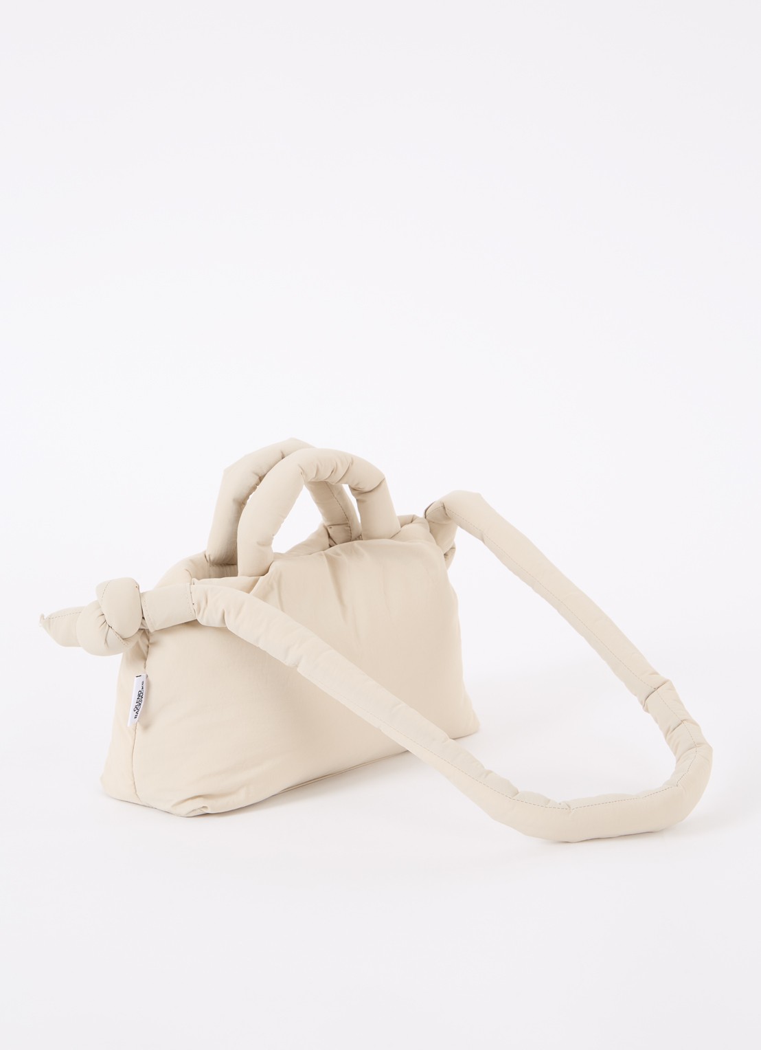 Ölend The Mini Ona handtas met afneembare schouderriem  - achterkant beige