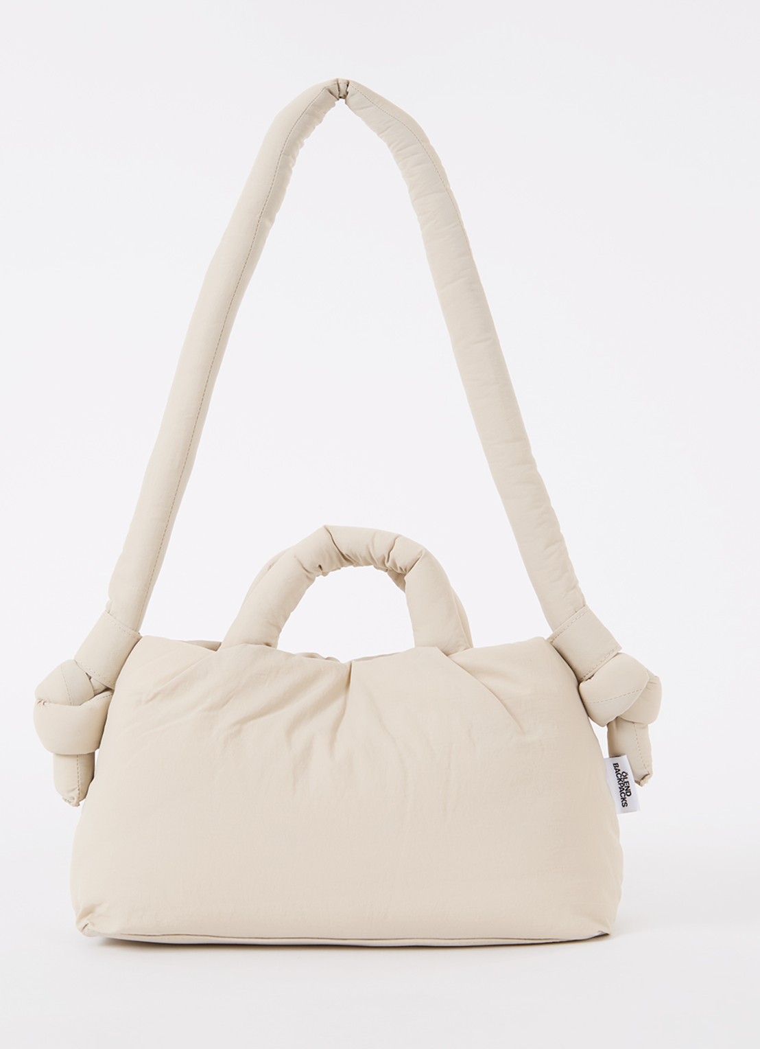 Ölend The Mini Ona handtas met afneembare schouderriem  - voorkant 2 beige