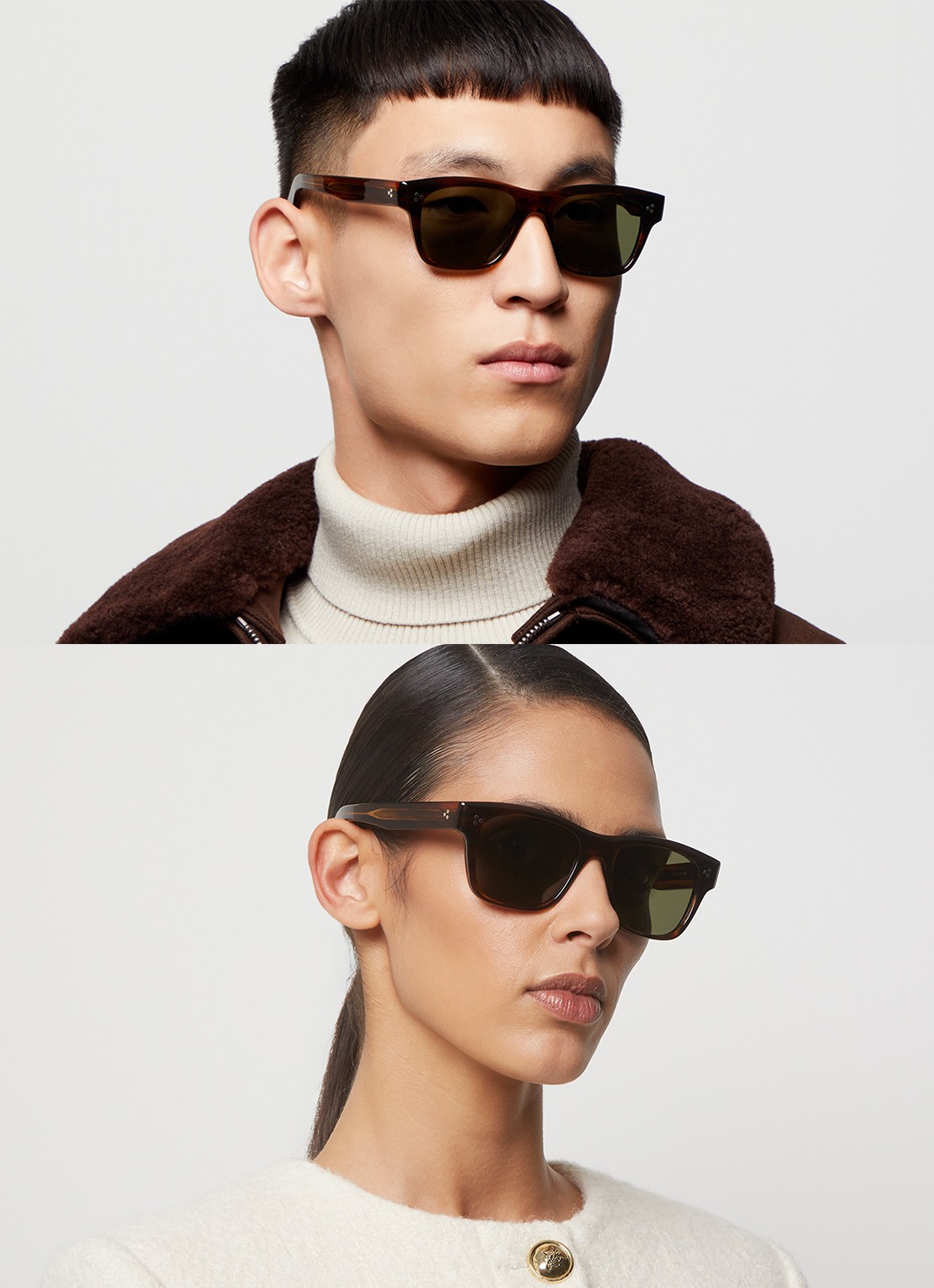 Oliver Peoples Birell Sun zonnebril OV5524SU - voorkant 5 bruin