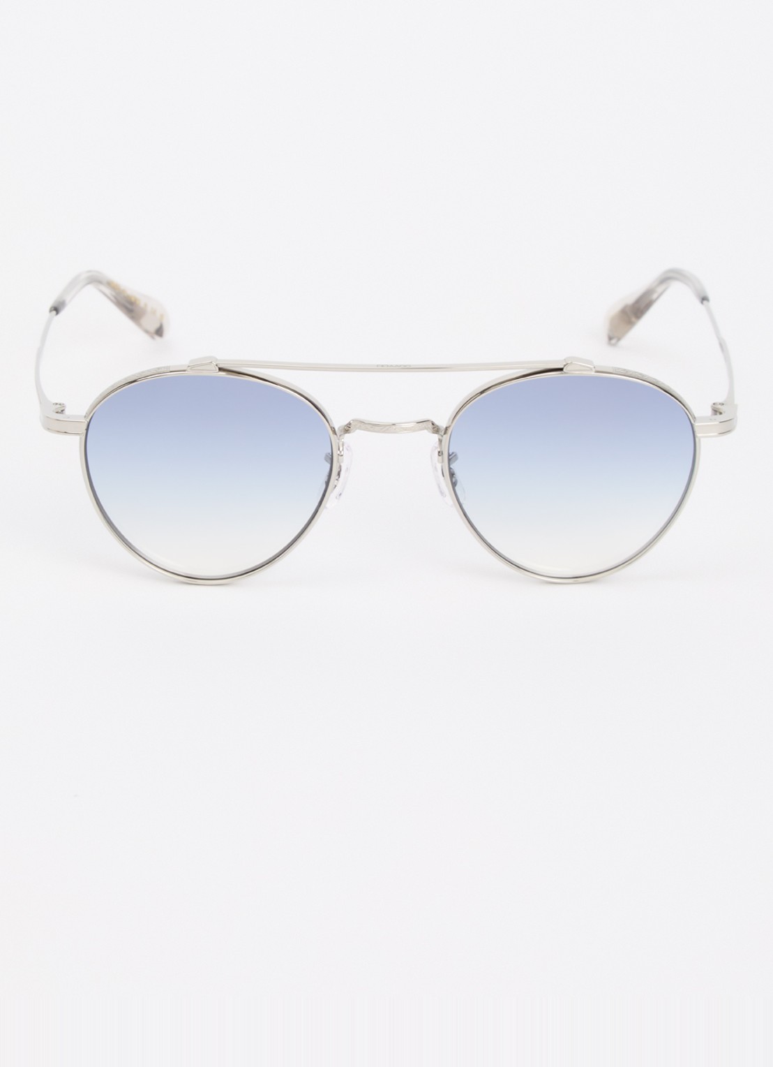Oliver Peoples Brunner zonnebril OV1223ST - detail zilver