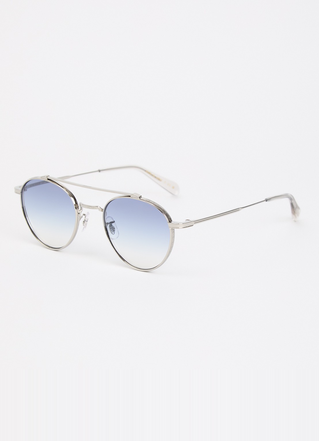 Oliver Peoples Brunner zonnebril OV1223ST - voorkant 4 zilver