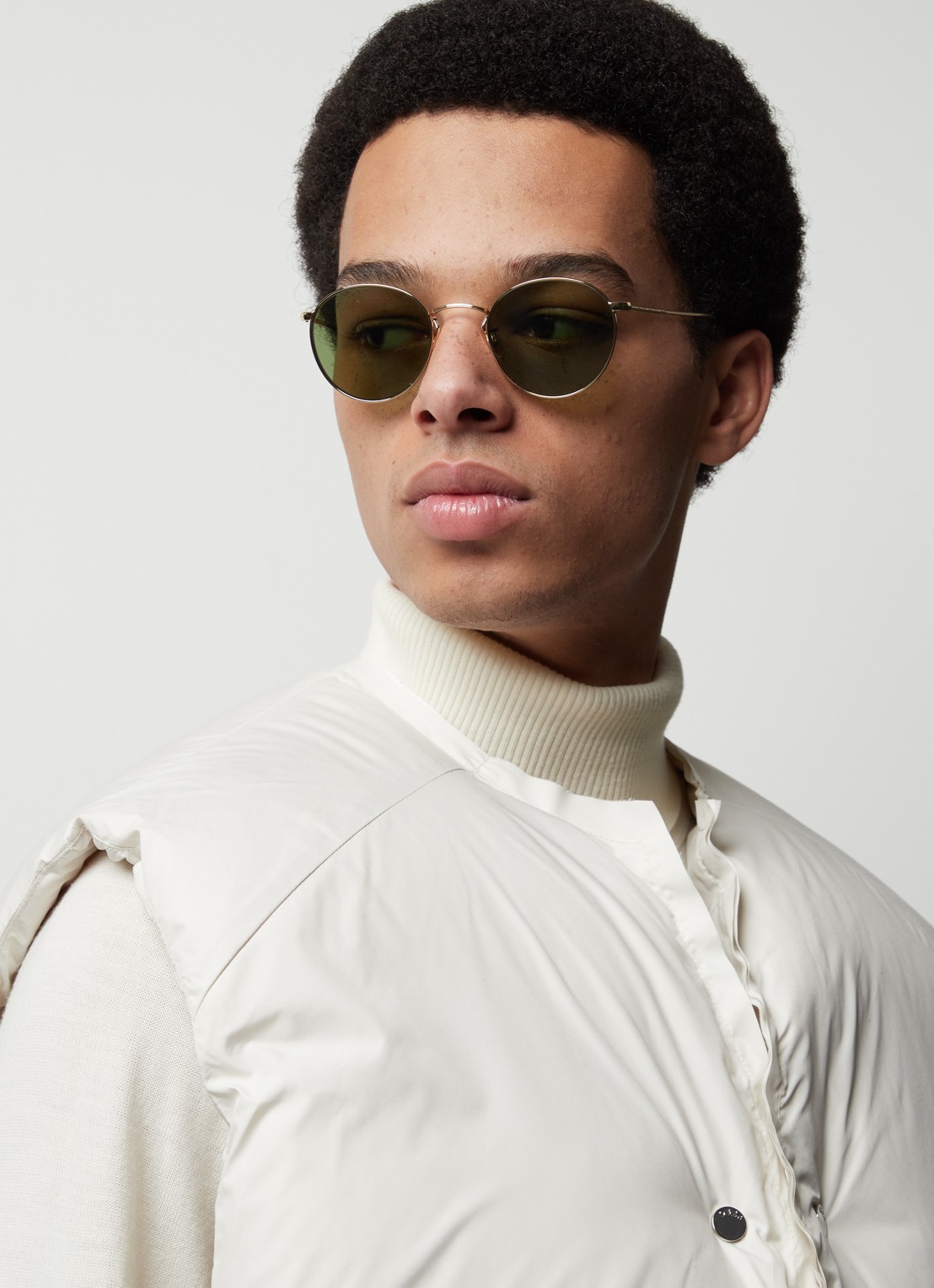 Oliver Peoples Coleridge Sun zonnebril OV1186S - voorkant 3 goud