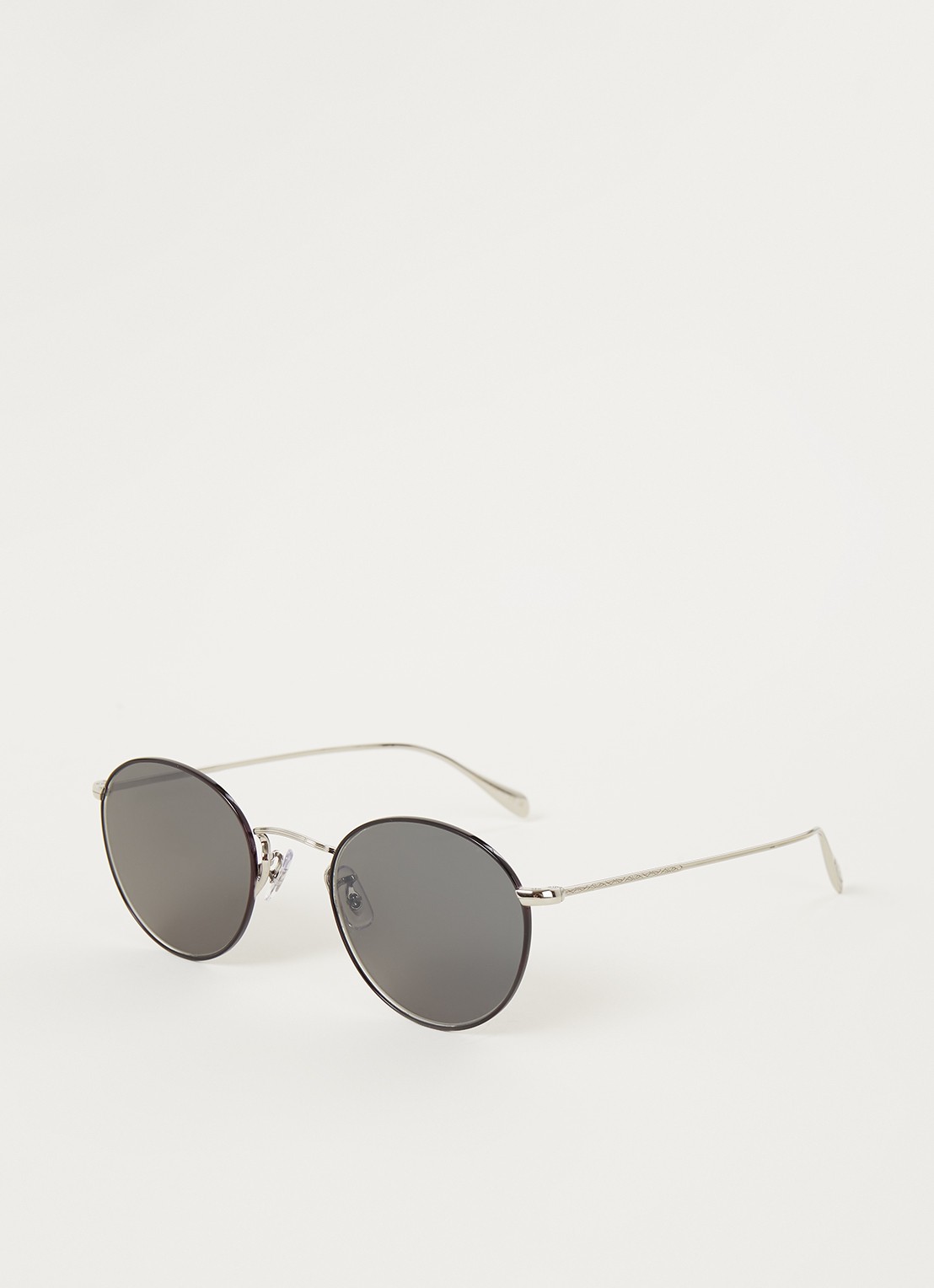 Oliver Peoples Coleridge Sun zonnebril OV1186S - voorkant zilver