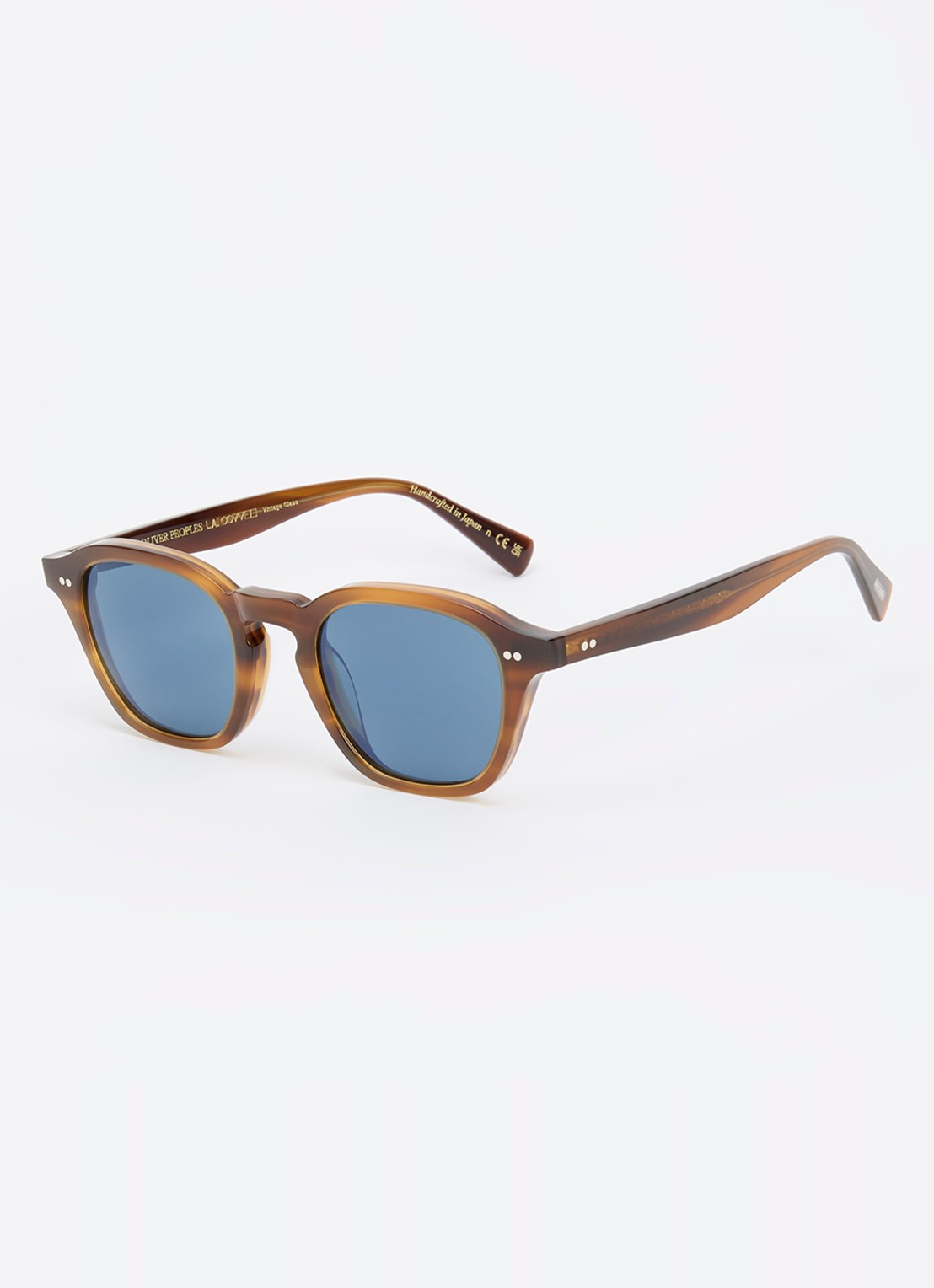 Oliver Peoples Eyles zonnebril OV5580SU - voorkant bruin