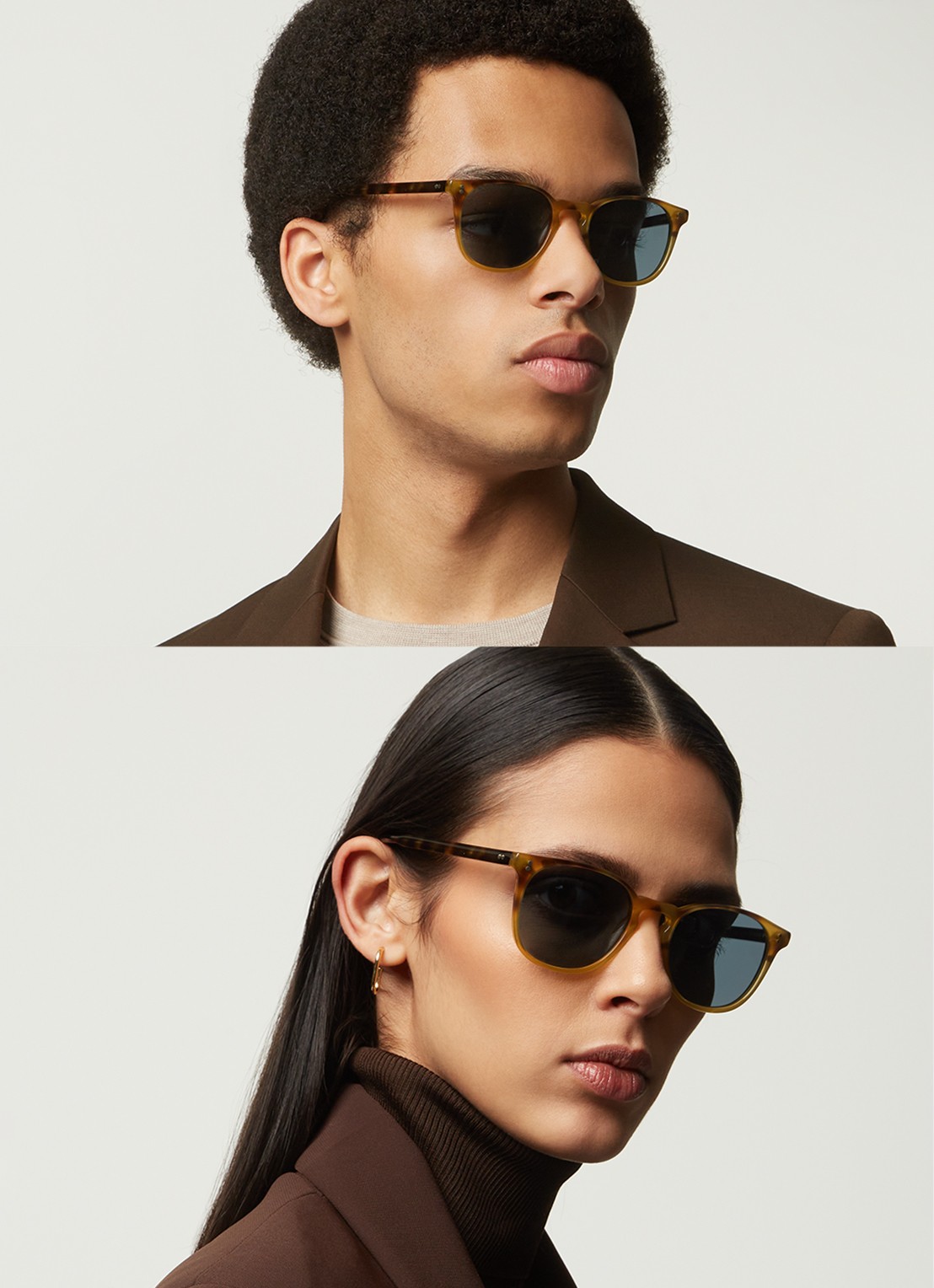 Oliver Peoples Finley Esq. Sun zonnebril OV5298SU - voorkant 5 bruin