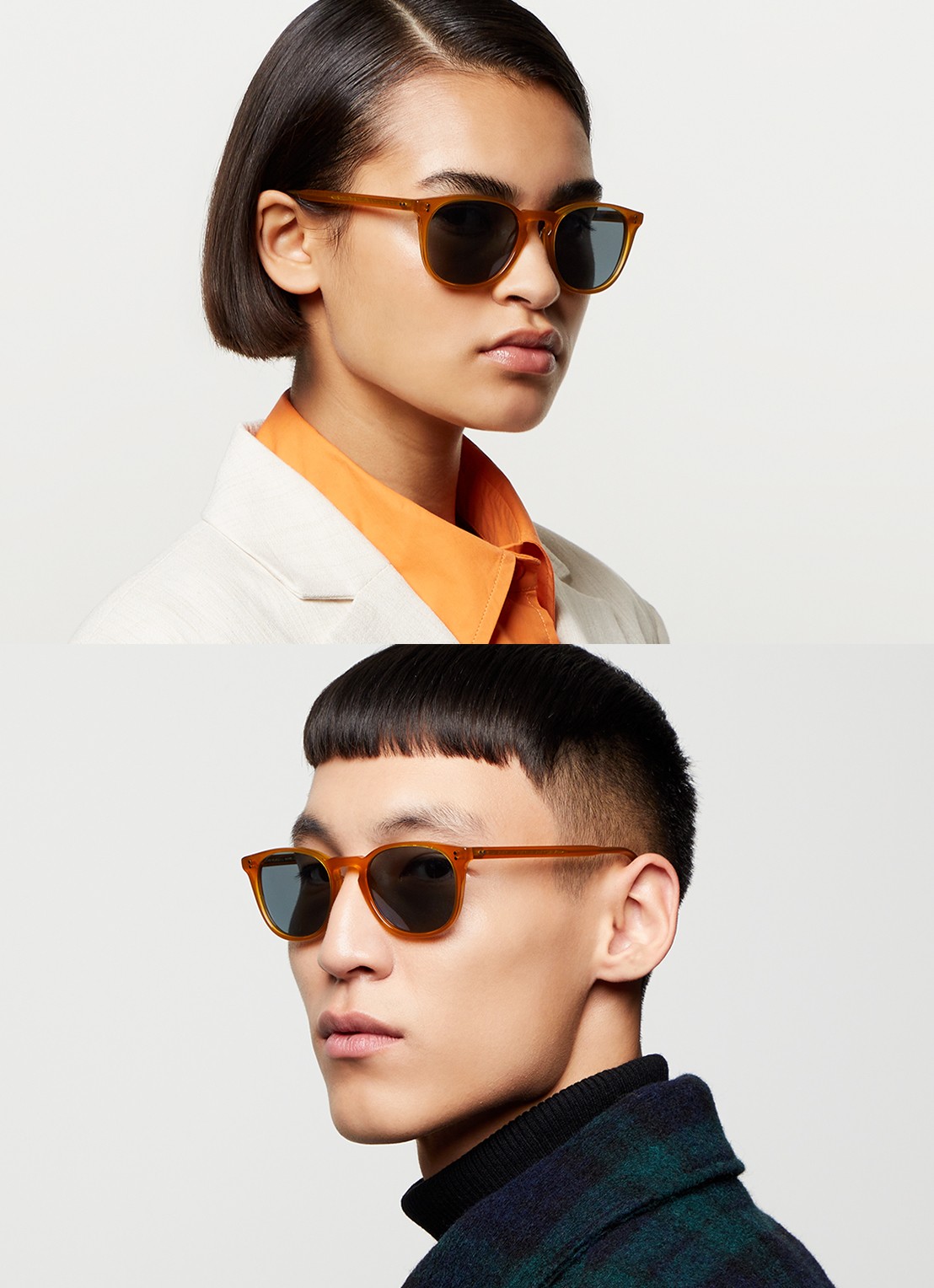 Oliver Peoples Finley Esq. Sun zonnebril OV5298SU - voorkant 2 orange