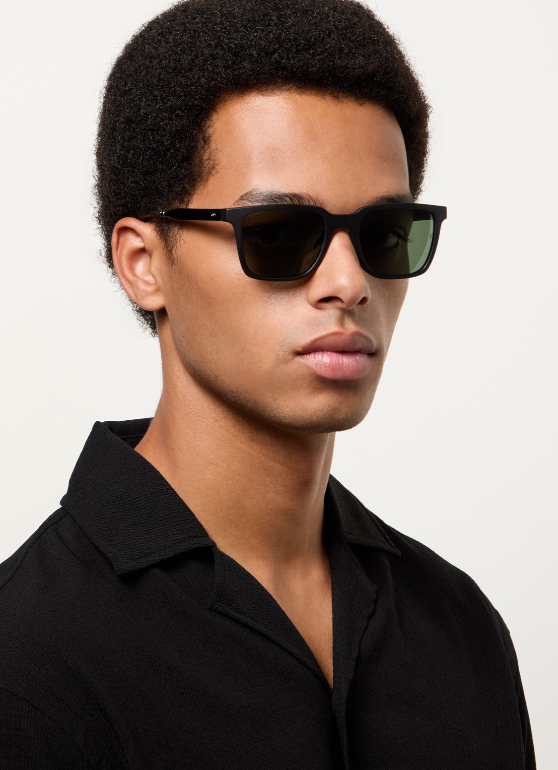 Oliver Peoples Mr. Federer zonnebril gepolariseerd OV5553SU - voorkant 2 zwart