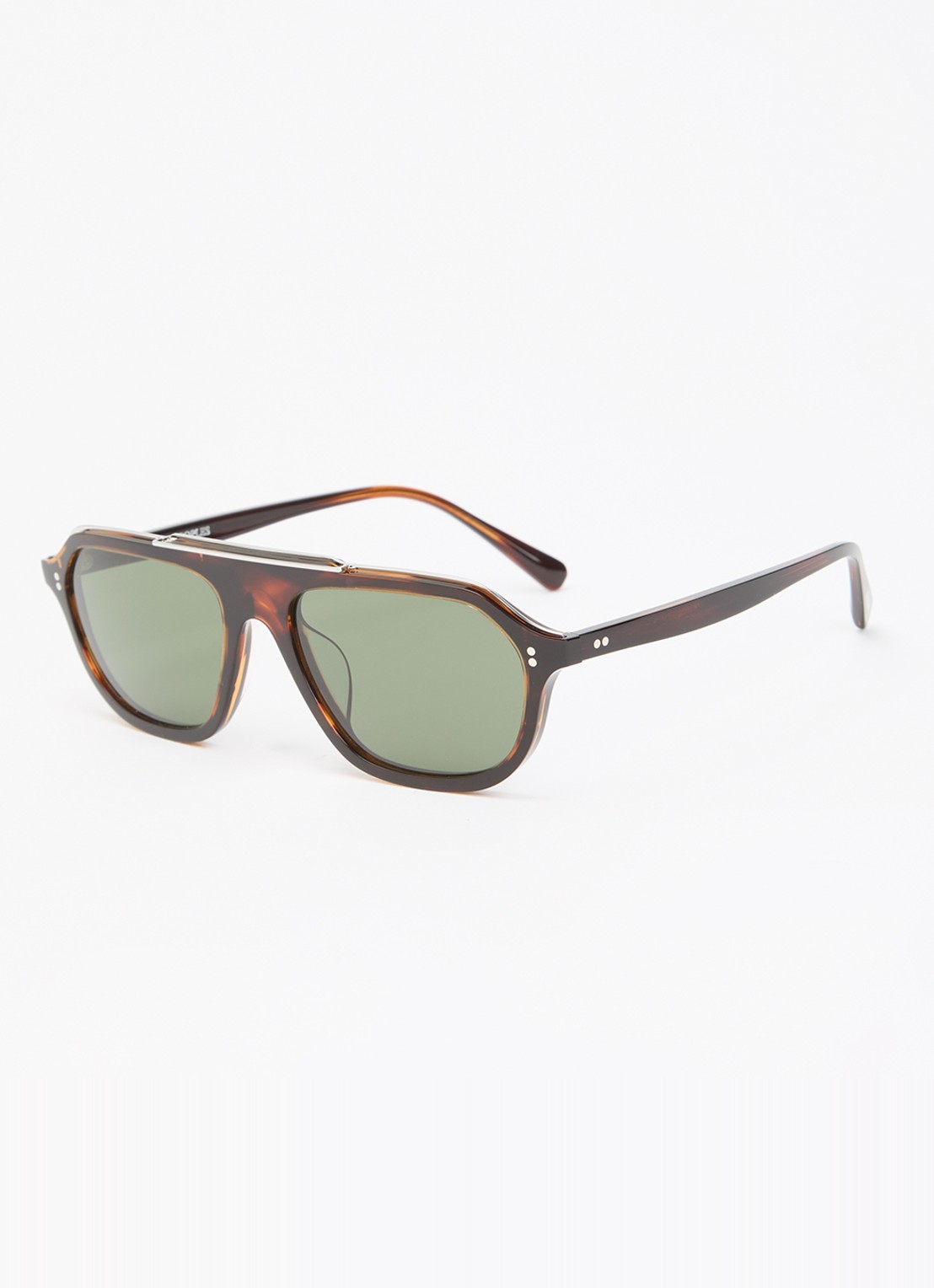 Oliver Peoples Piloten zonnebril OV5613SU - voorkant donkerbruin