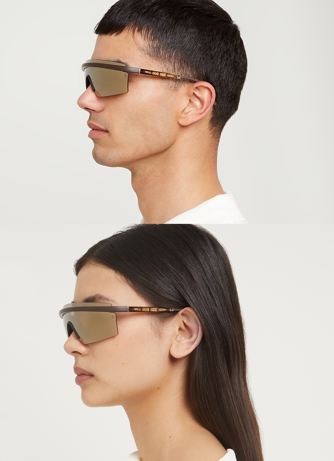 Oliver Peoples R-4 zonnebril OV5556S - voorkant 5 bruin