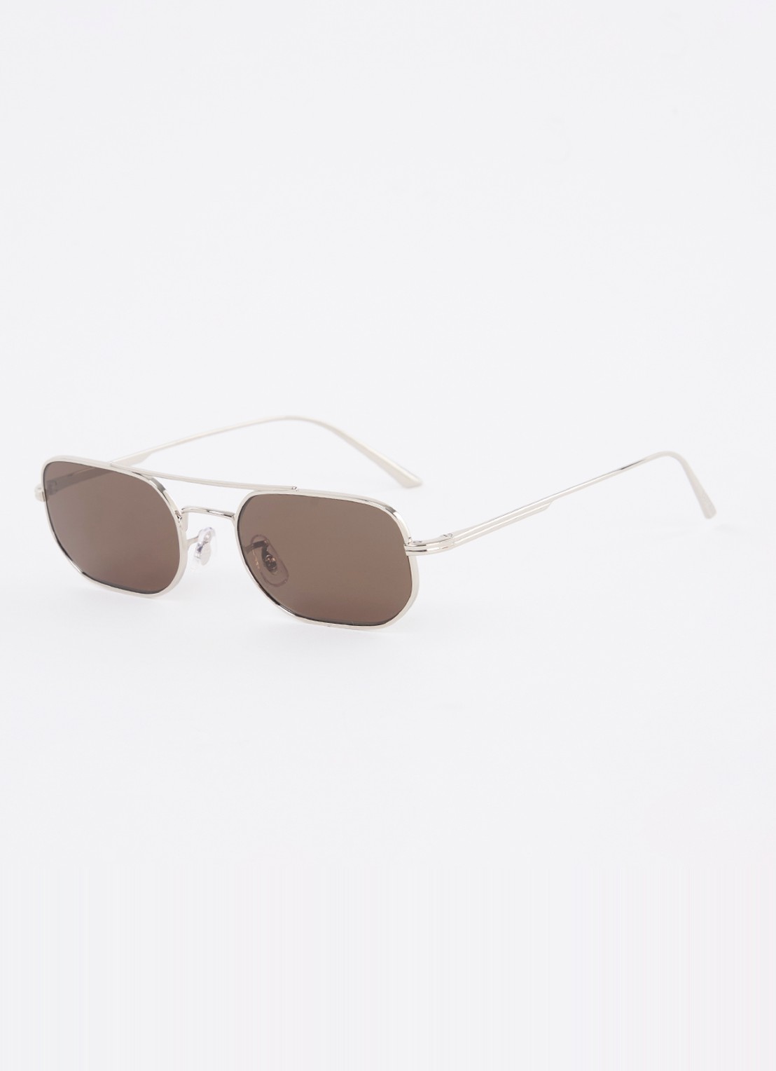 Oliver Peoples Retro zonnebril OV1351S - voorkant zilver