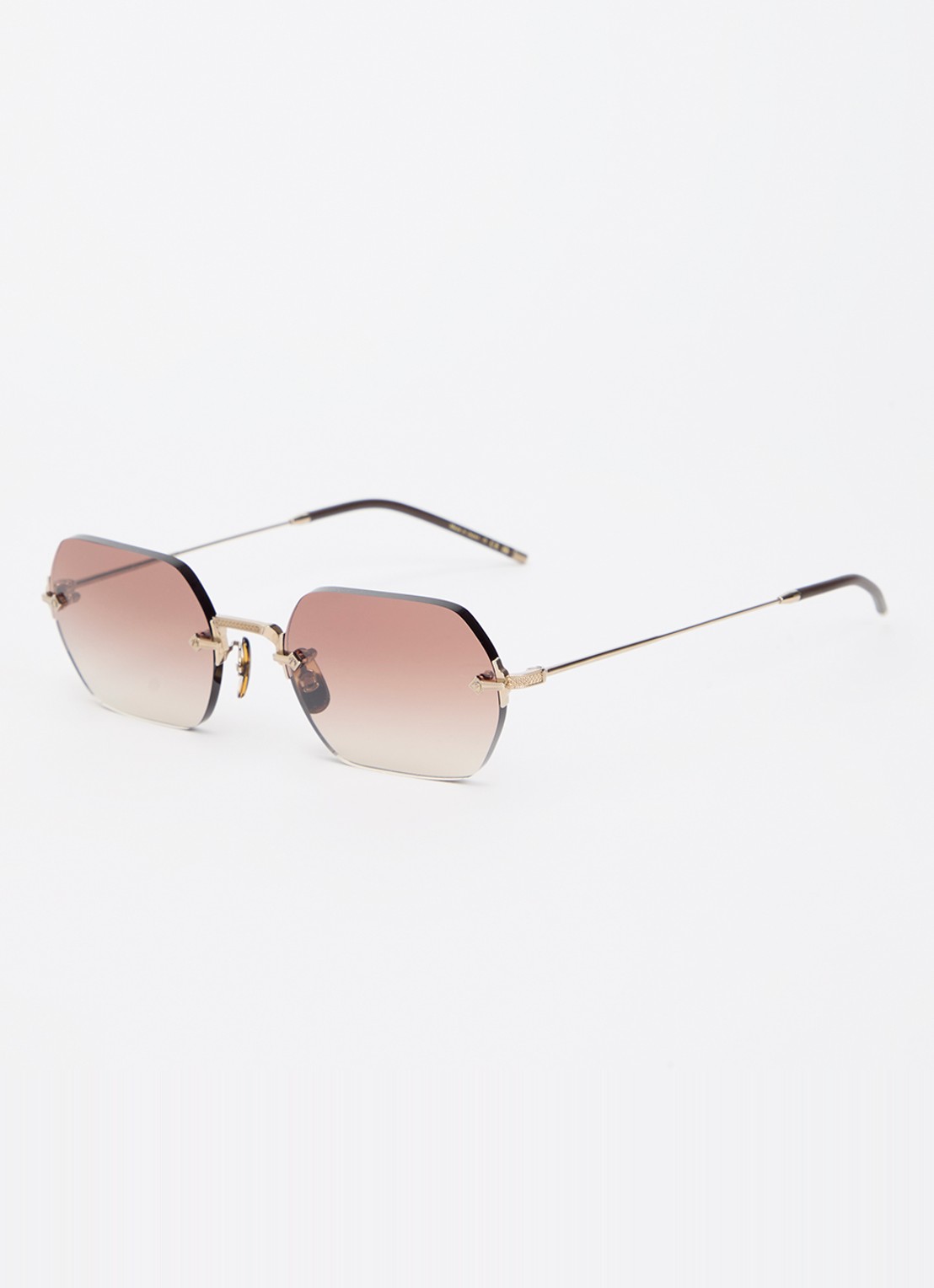Oliver Peoples Retro zonnebril OV1353ST - voorkant goud