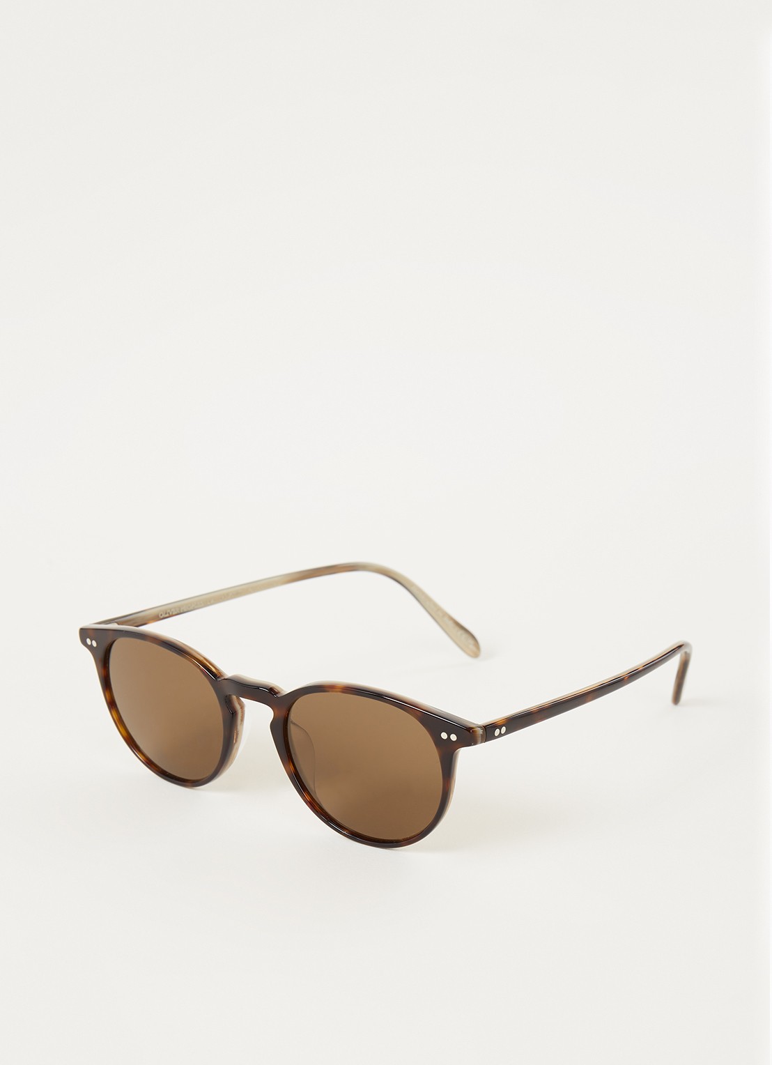 Oliver Peoples Riley zonnebril OV5004SU  - voorkant donkerbruin