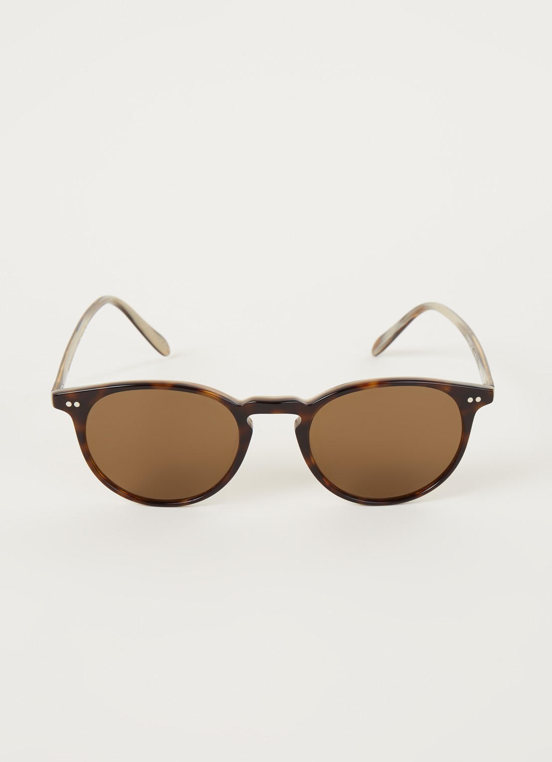 Oliver Peoples Riley zonnebril OV5004SU  - voorkant 2 donkerbruin