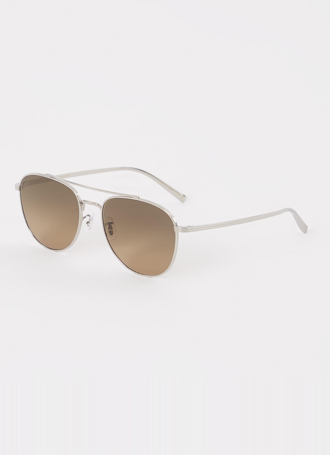 Oliver Peoples Rivetti zonnebril gepolariseerd OV1335ST - voorkant zilver