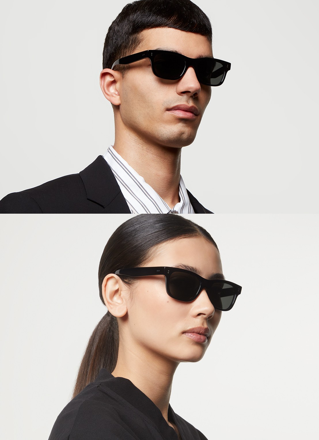 Oliver Peoples Rosson Sun zonnebril gepolariseerd OV5540SU - voorkant 5 zwart
