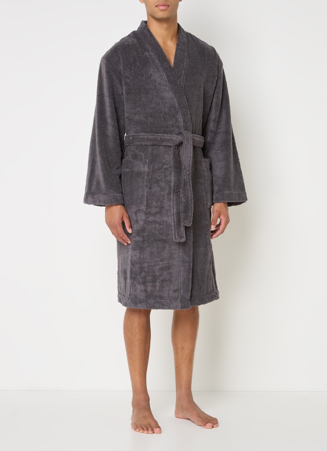 Olivier Desforges ALIZEE   Anthrac     Kimono - detail middengrijs