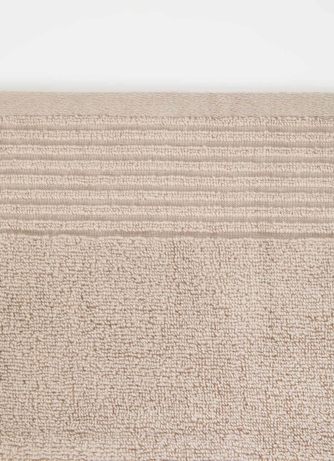 Olivier Desforges ALIZEE   Azur     Guest towel - detail 3 taupe