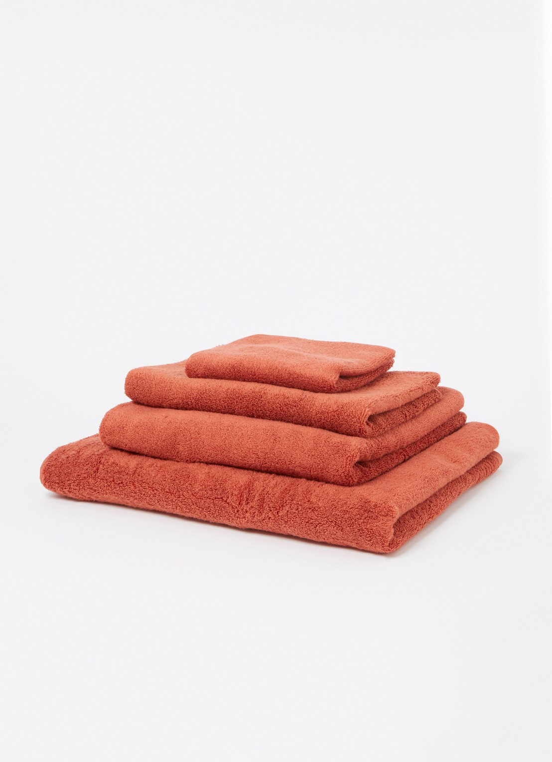 Olivier Desforges ALIZEE   Azur     Guest towel - voorkant 3 kastanjebruin