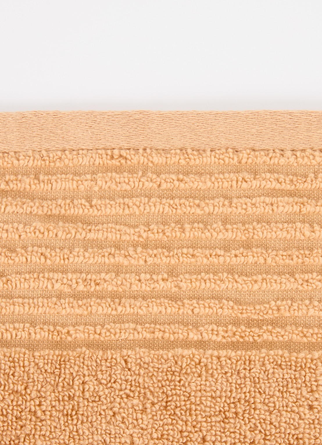 Olivier Desforges ALIZEE   Azur     Guest towel - detail 3 abrikoos