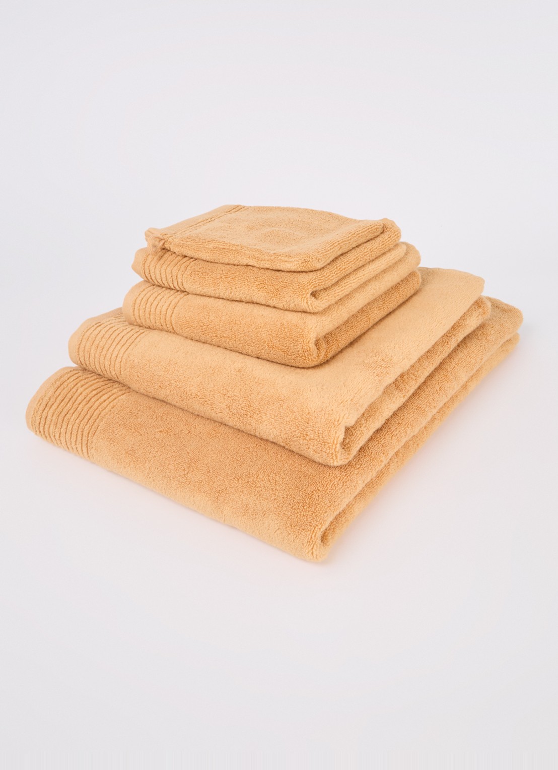Olivier Desforges ALIZEE   Azur     Guest towel - voorkant 2 abrikoos