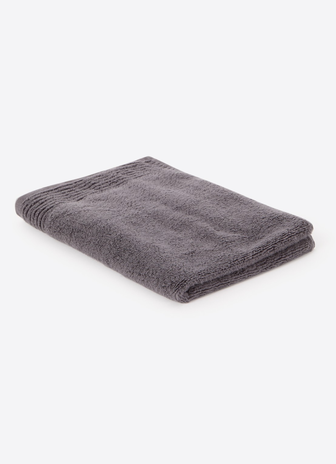 Olivier Desforges Alizee badhanddoek  - 450 gr/m² - 100 x 50 cm - voorkant antraciet