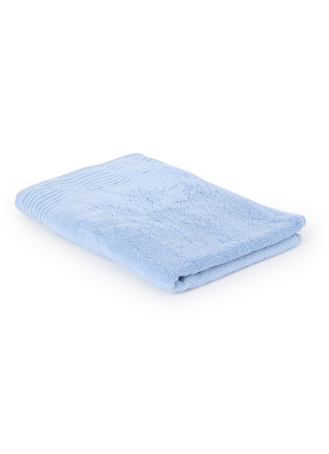 Olivier Desforges Alizee badhanddoek  - 450 gr/m² - 100 x 50 cm - voorkant 2 lichtblauw